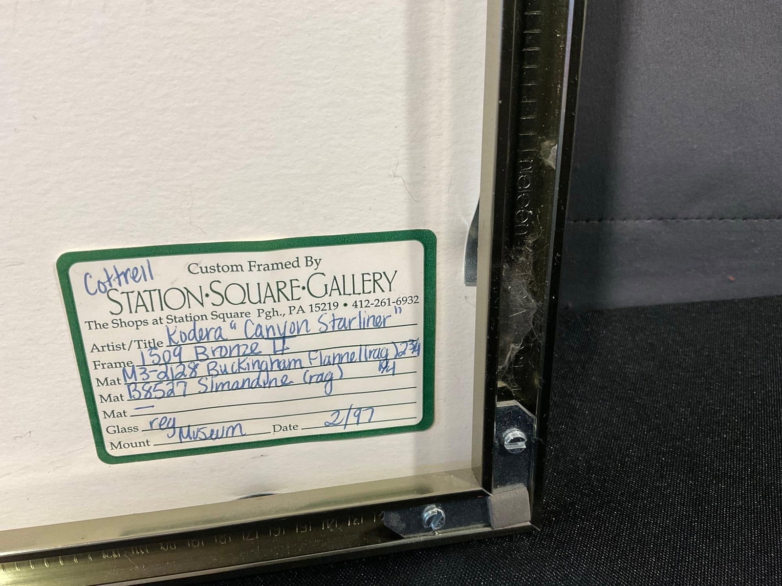 Framed Signed & #d 150/850 Litho, Canyon Starliner by Craig Kodera, 21x28 inches w/COA - 5
