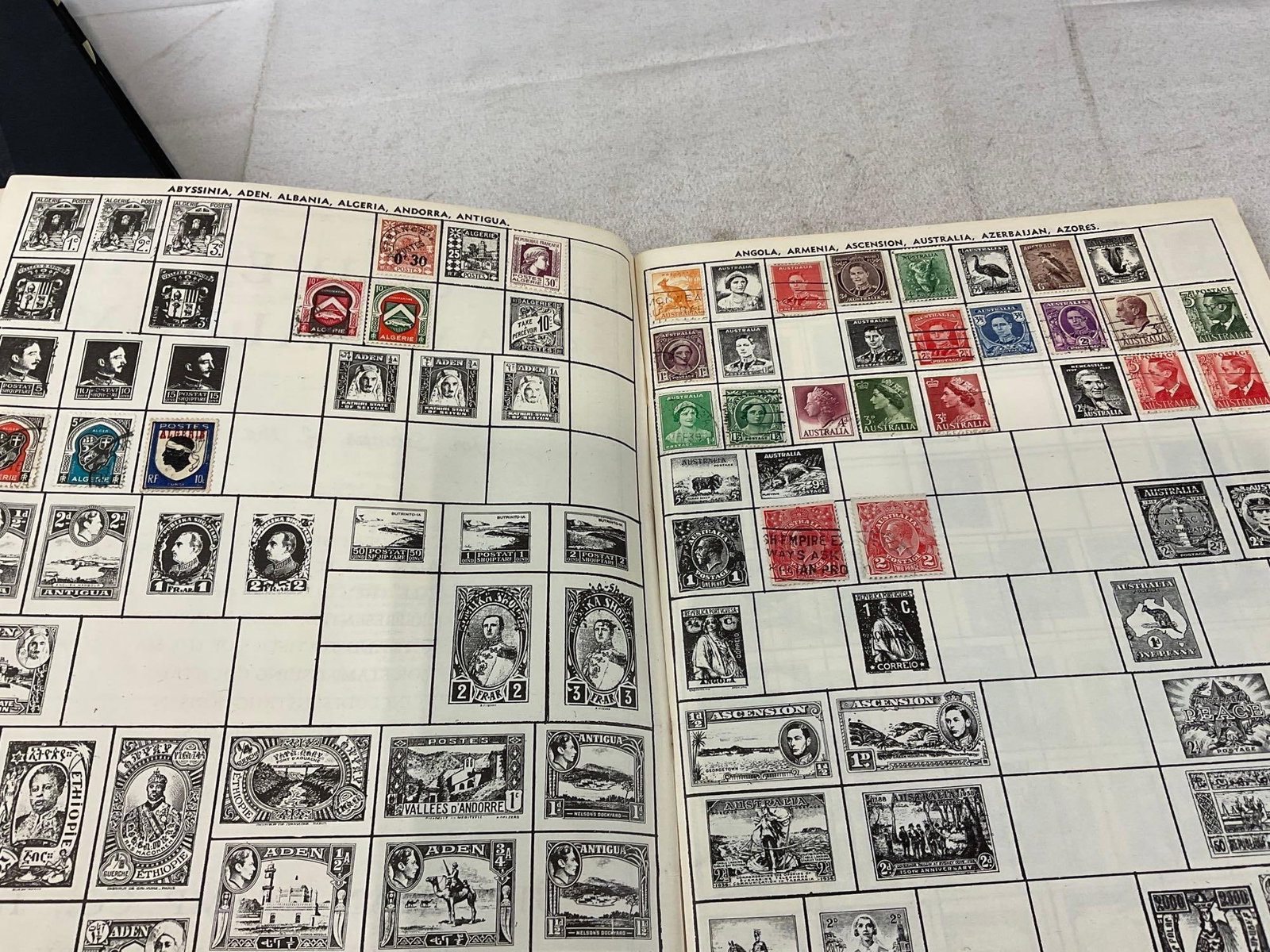 Large Album w/stamps from Russia, some from ~1866 to 1960s, & Universal Stamp Album - 15