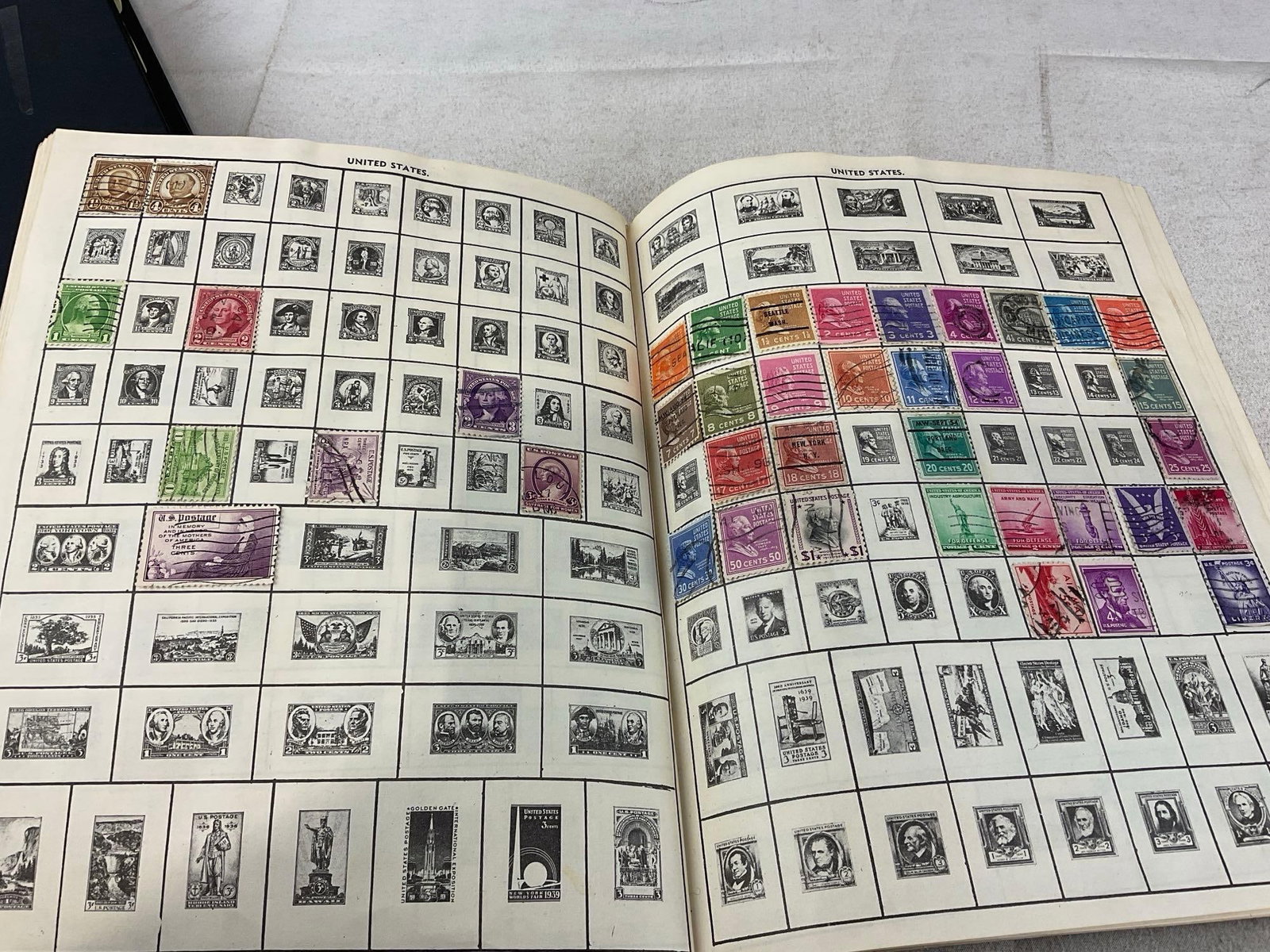 Large Album w/stamps from Russia, some from ~1866 to 1960s, & Universal Stamp Album - 17