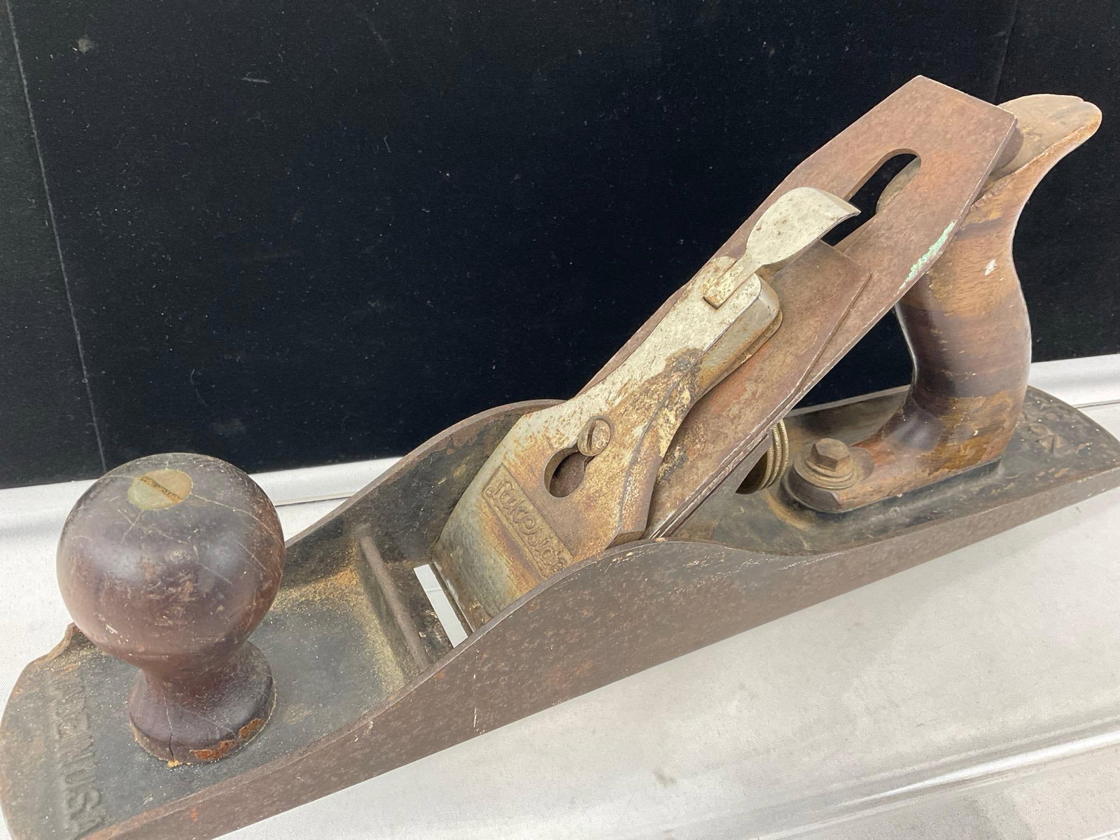 4 Woodworking Planes, Stanley 9 1/2 Low Angle, Stanley No.5 w/Lakeside lock, & Stanley no.78 Duplex - 7