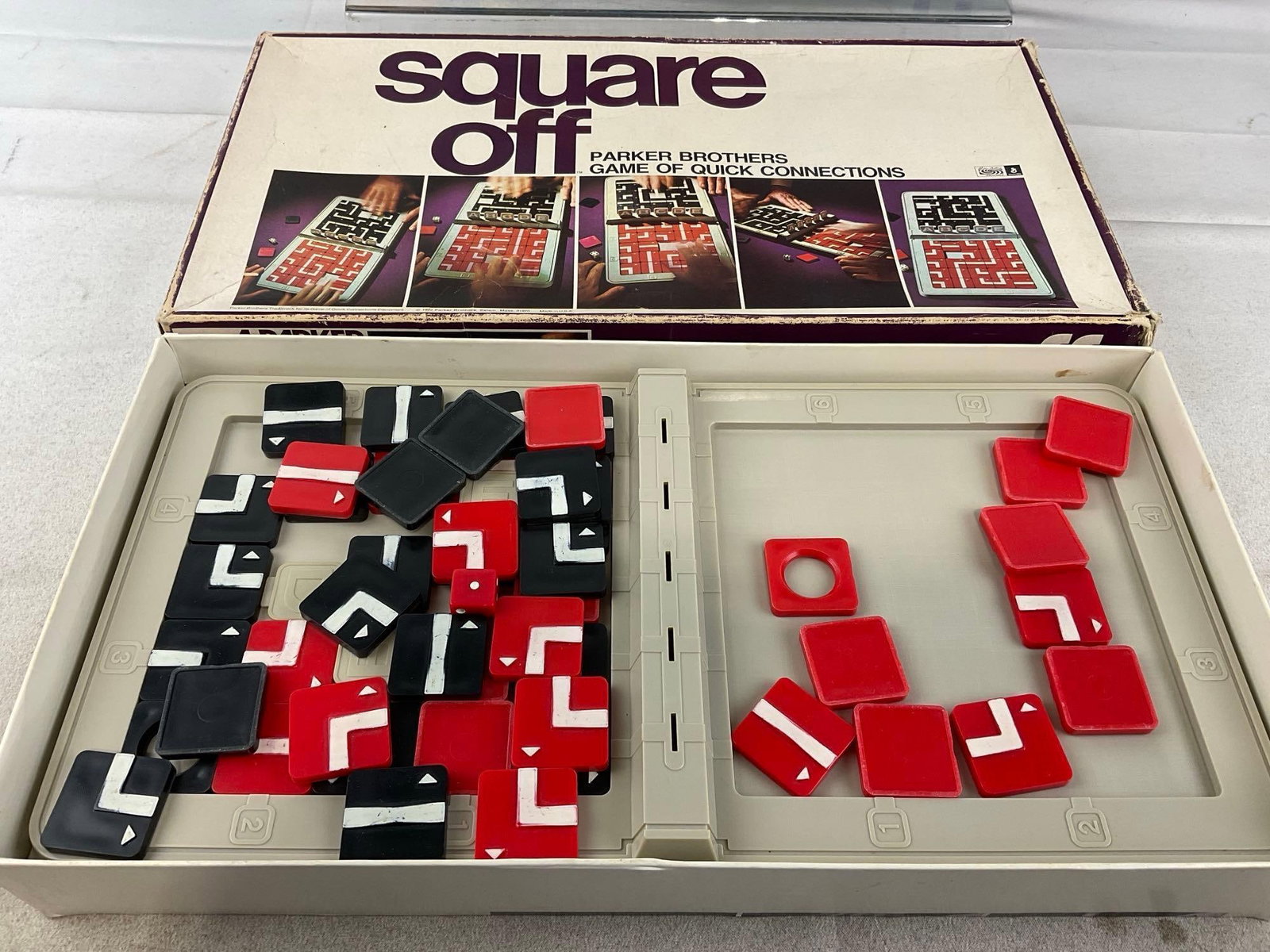 6 Vintage Games, Aggravation, Concentration, Othello, Stay Alive, Square Off, Caspers Picture Lotto - 8