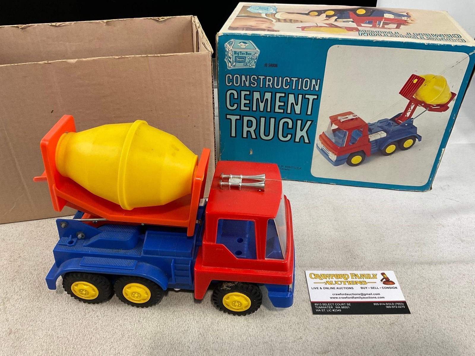 2x Sears Brix Blox Brick Sets, Construction Cement Truck, Learn While You Play Toy Truck Set - 11