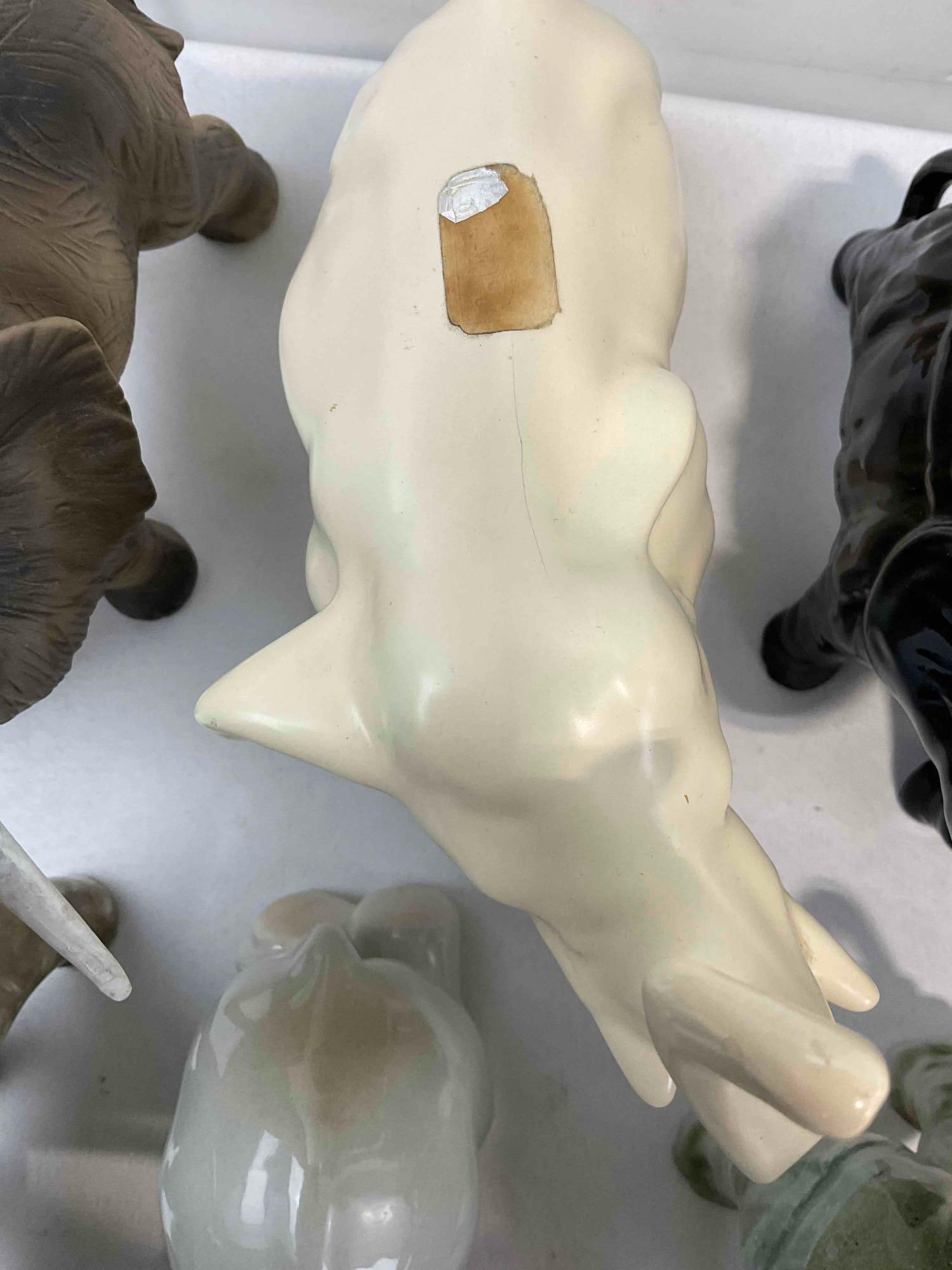 12 pcs Vintage Ceramic Elephant Figurines, incl. Made in Japan & More! Fair Condition. See pics. - 5
