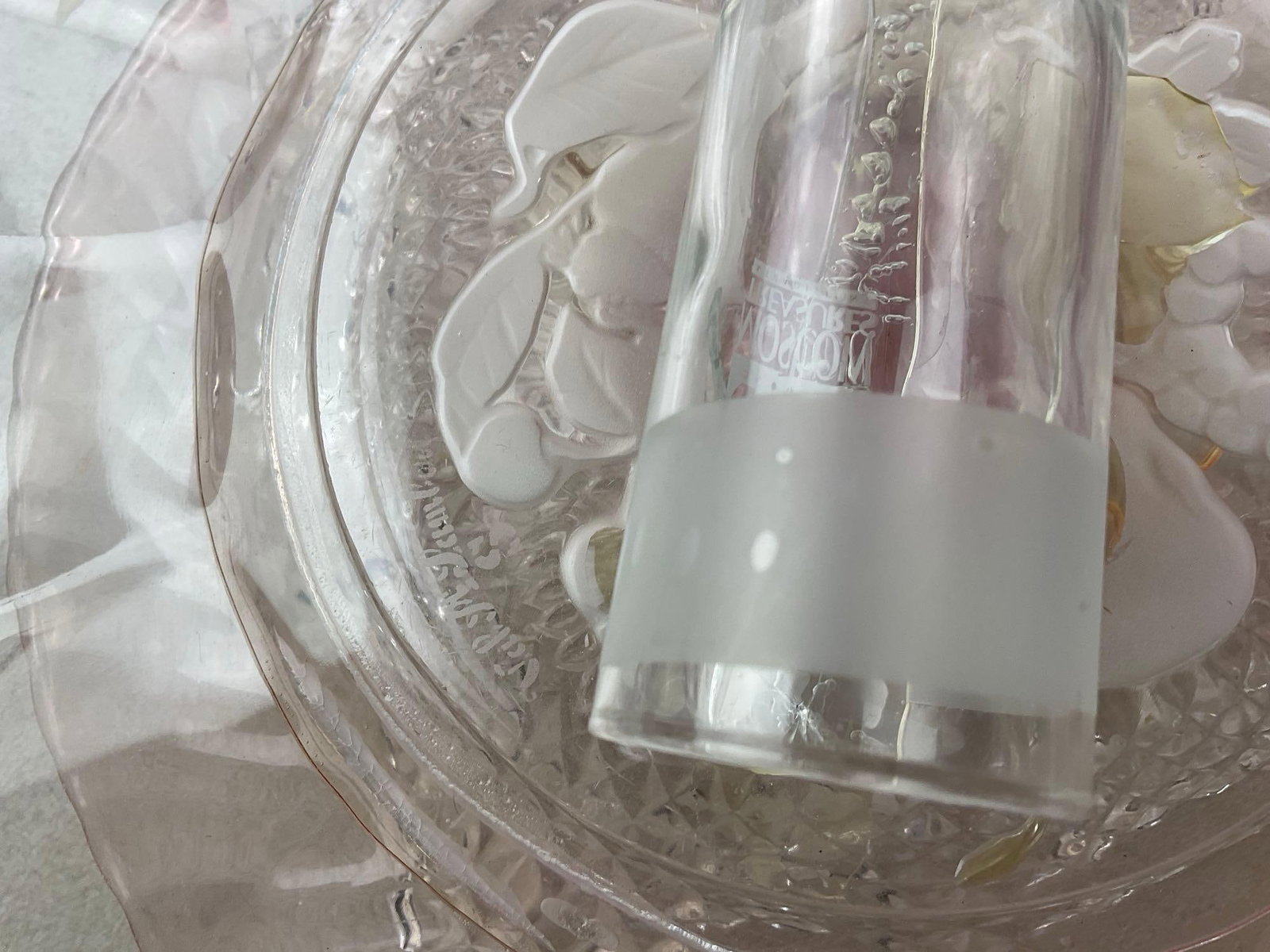 Pair of Fused Vintage Glass Plates & Bowls, Unique Handmade, Pink Depression Glass, & more included - 6