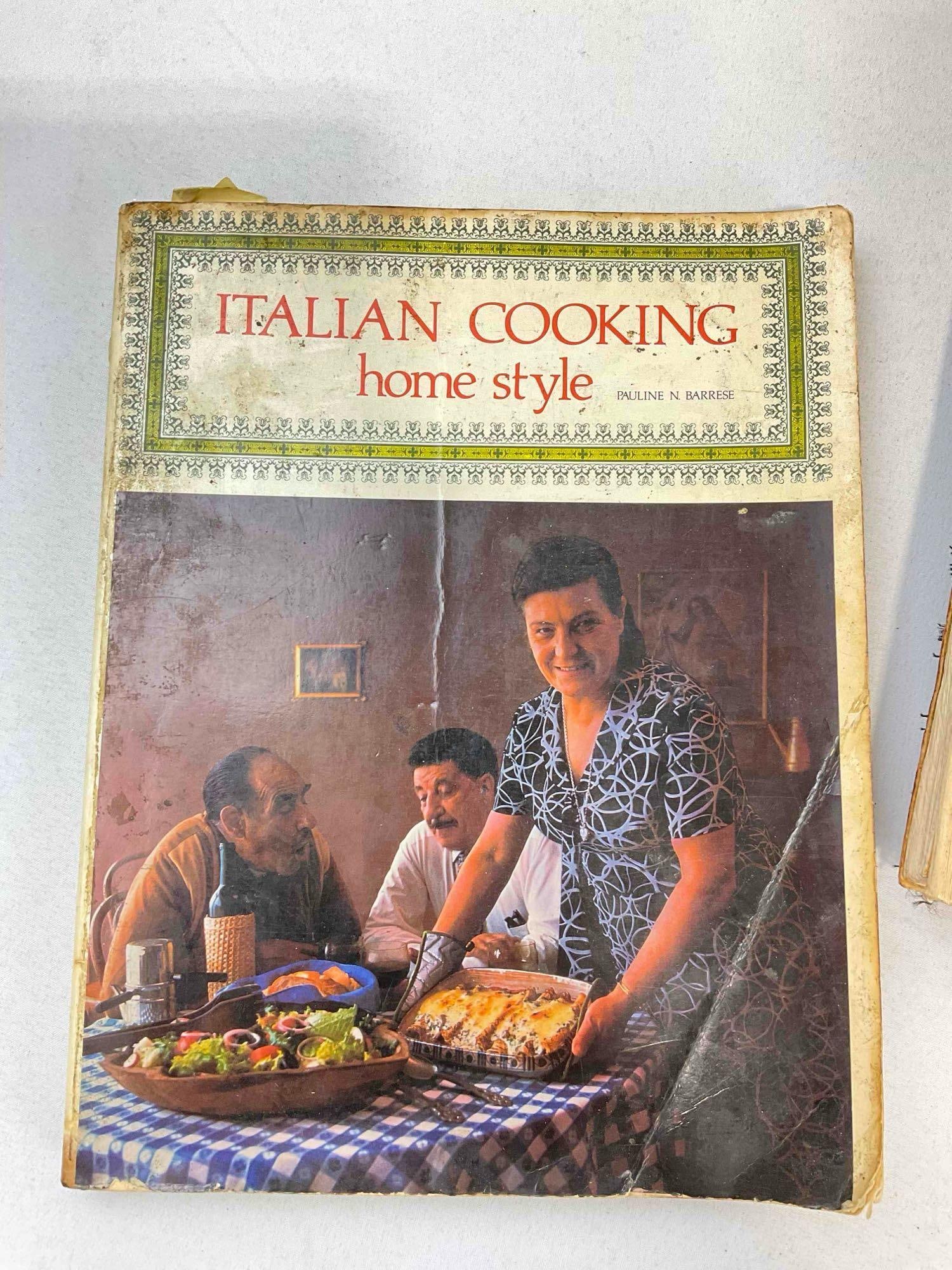 9 pcs Vintage Book Collection, incl. 8x Cookbooks & 1x Photo Album. Fair Condition. See pics. - 3