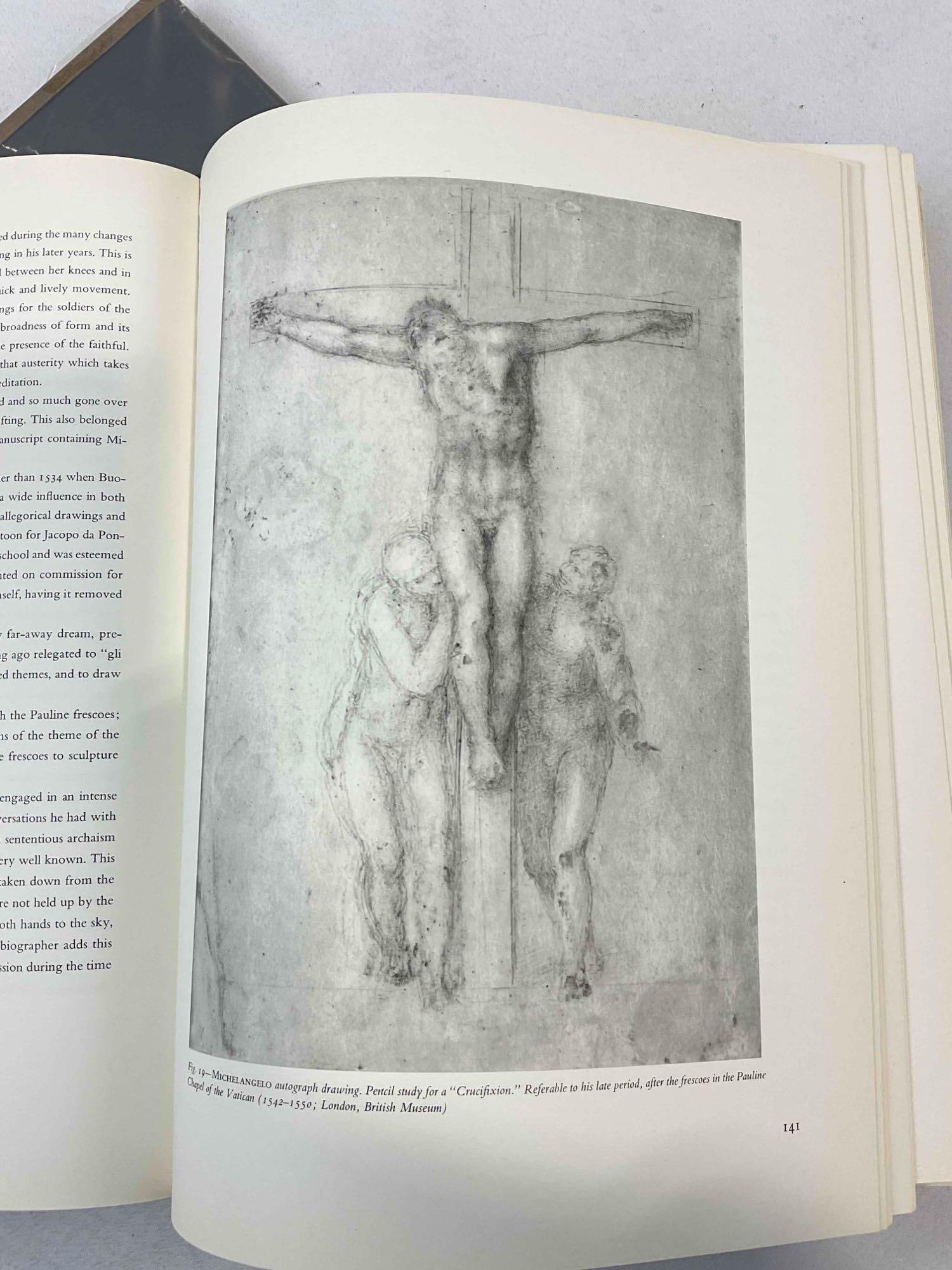 2 pcs Vintage Hardcover Art Books, incl. The Classic Nude & Michelangelo the Painter. See pics. - 4