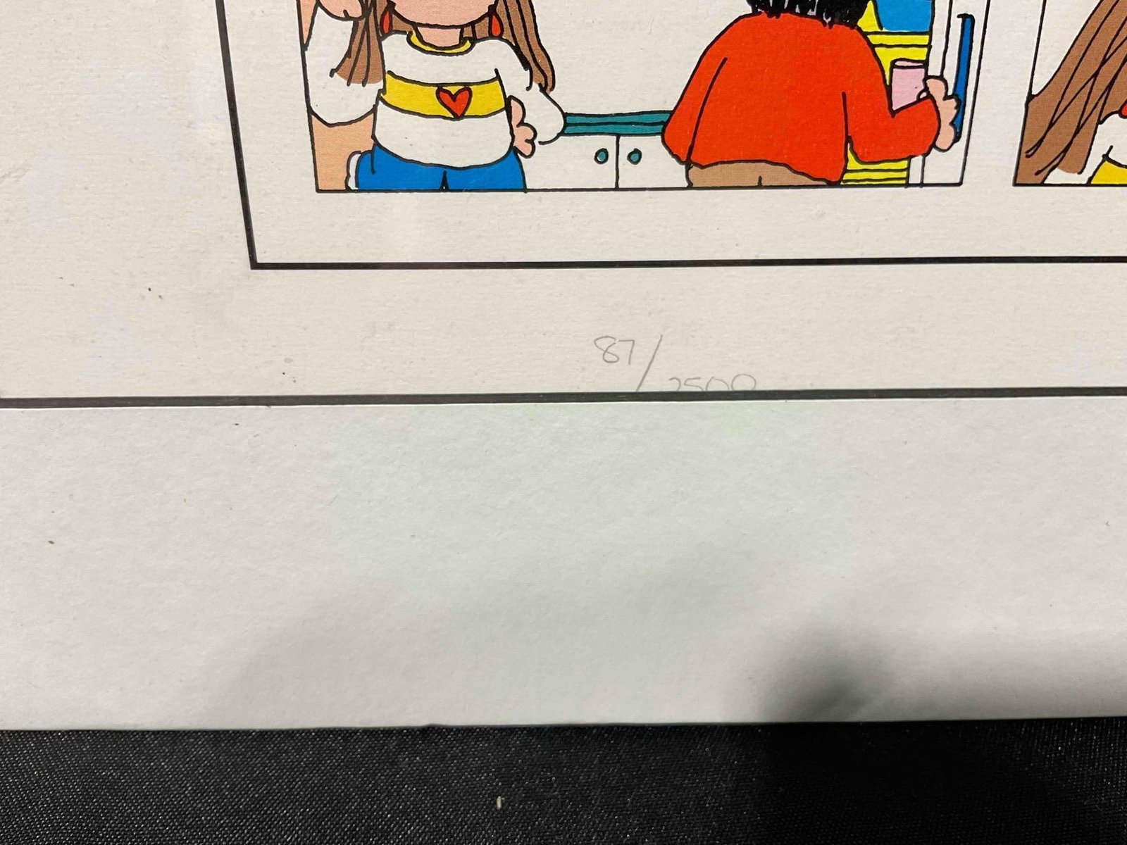 Vintage Unframed Comic Strip Print "Cathy" by Cathy Guisewite Ltd. Ed. 87/2500 w/ COA. - 2