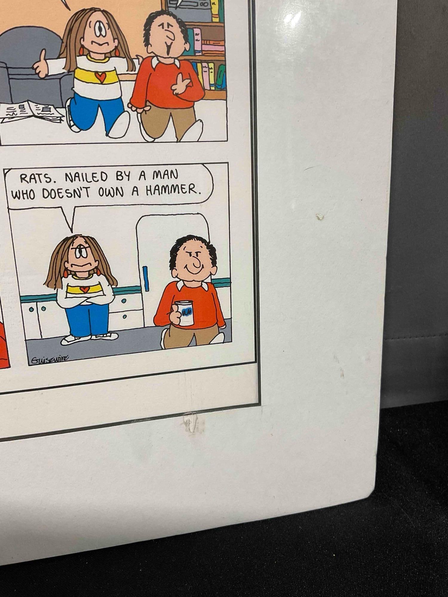 Vintage Unframed Comic Strip Print "Cathy" by Cathy Guisewite Ltd. Ed. 87/2500 w/ COA. - 4