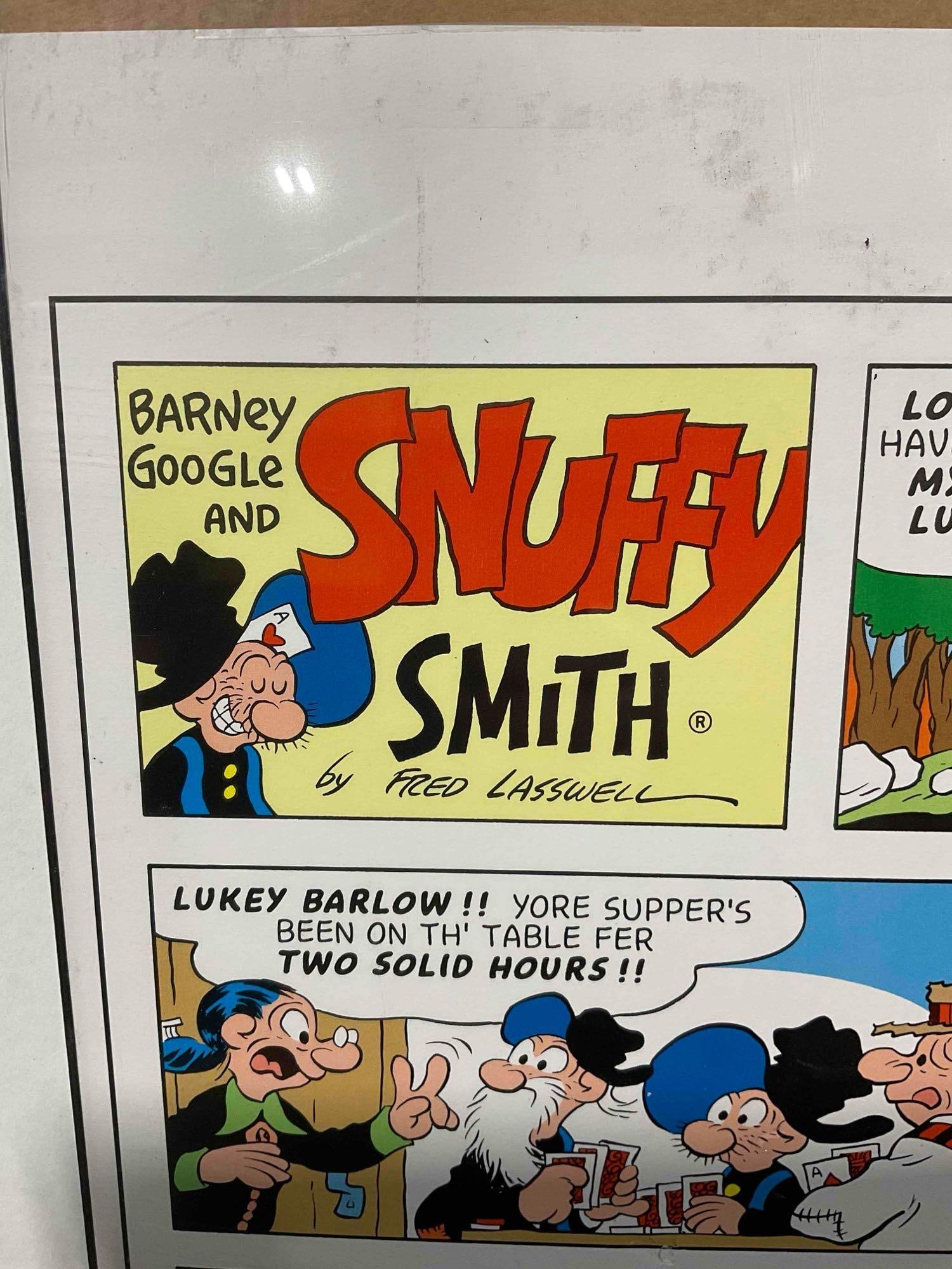 Vintage Unframed Comic Strip Print "Snuffy Smith" by Fred Lasswell Ltd. Ed. 60/2500, w/ COA. - 5