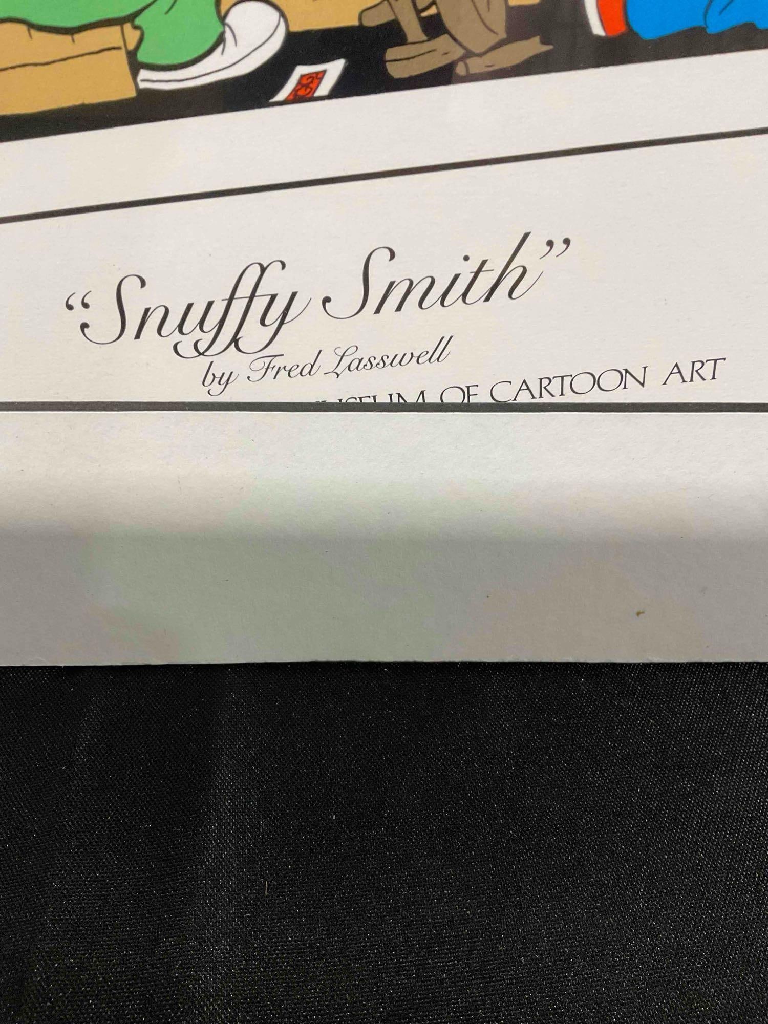 Vintage Unframed Comic Strip Print "Snuffy Smith" by Fred Lasswell Ltd. Ed. 44/2500, w/ COA. - 3