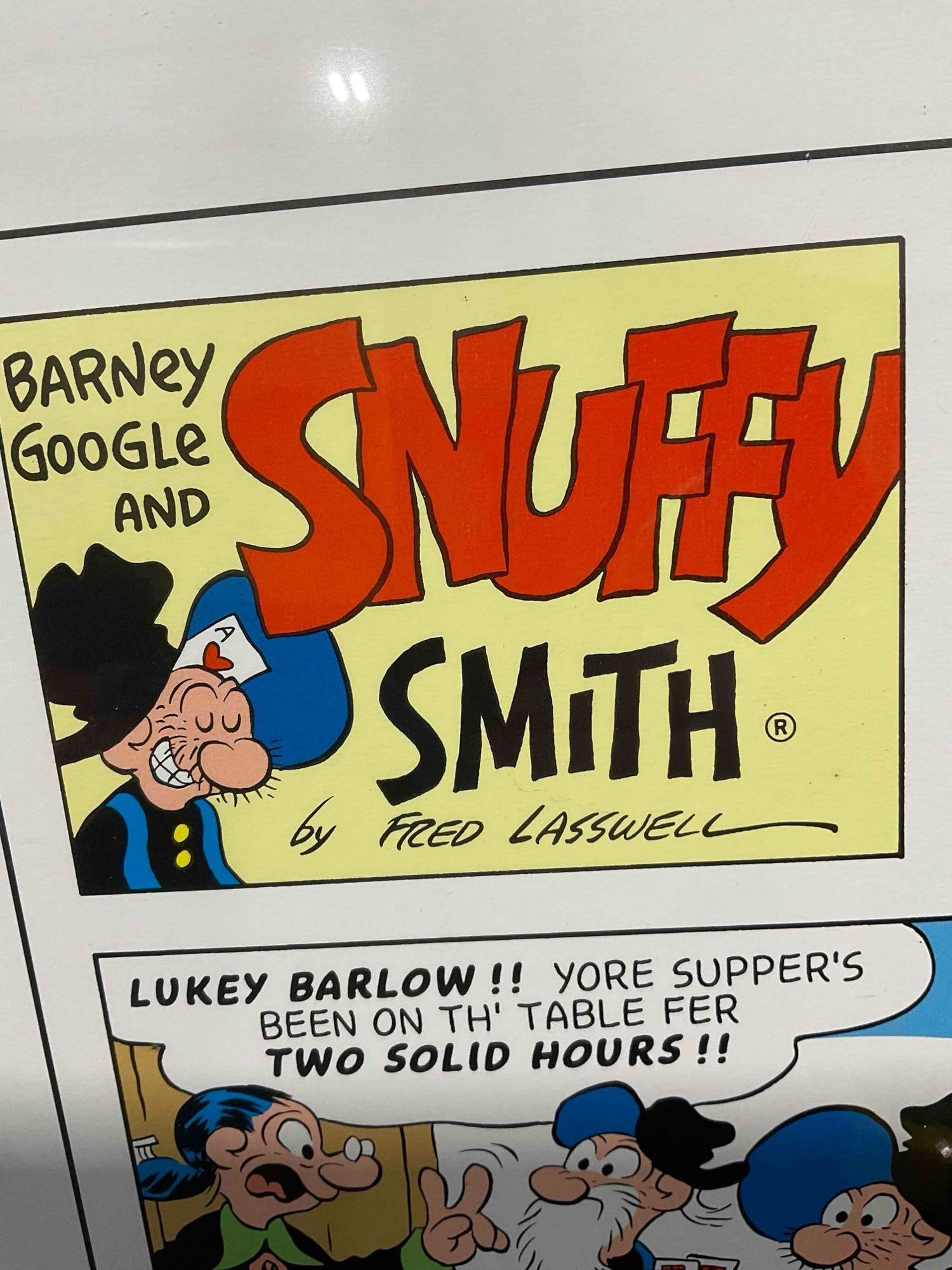 Vintage Unframed Comic Strip Print "Snuffy Smith" by Fred Lasswell Ltd. Ed. 44/2500, w/ COA. - 4