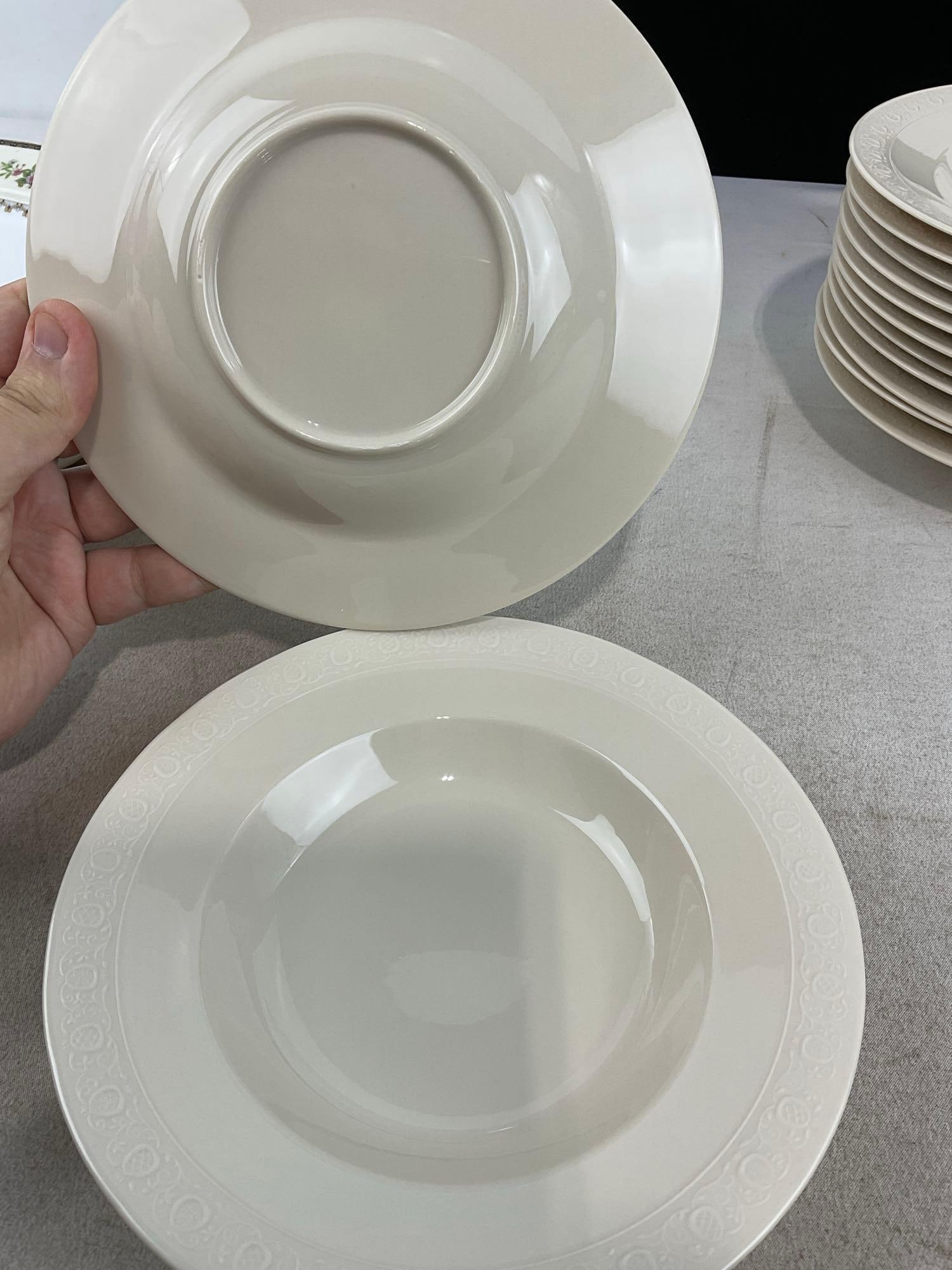 Paden City Pottery Charger, Noritake Castella platter, 13 bowls, & Capri Italian Stainless Steel - 9