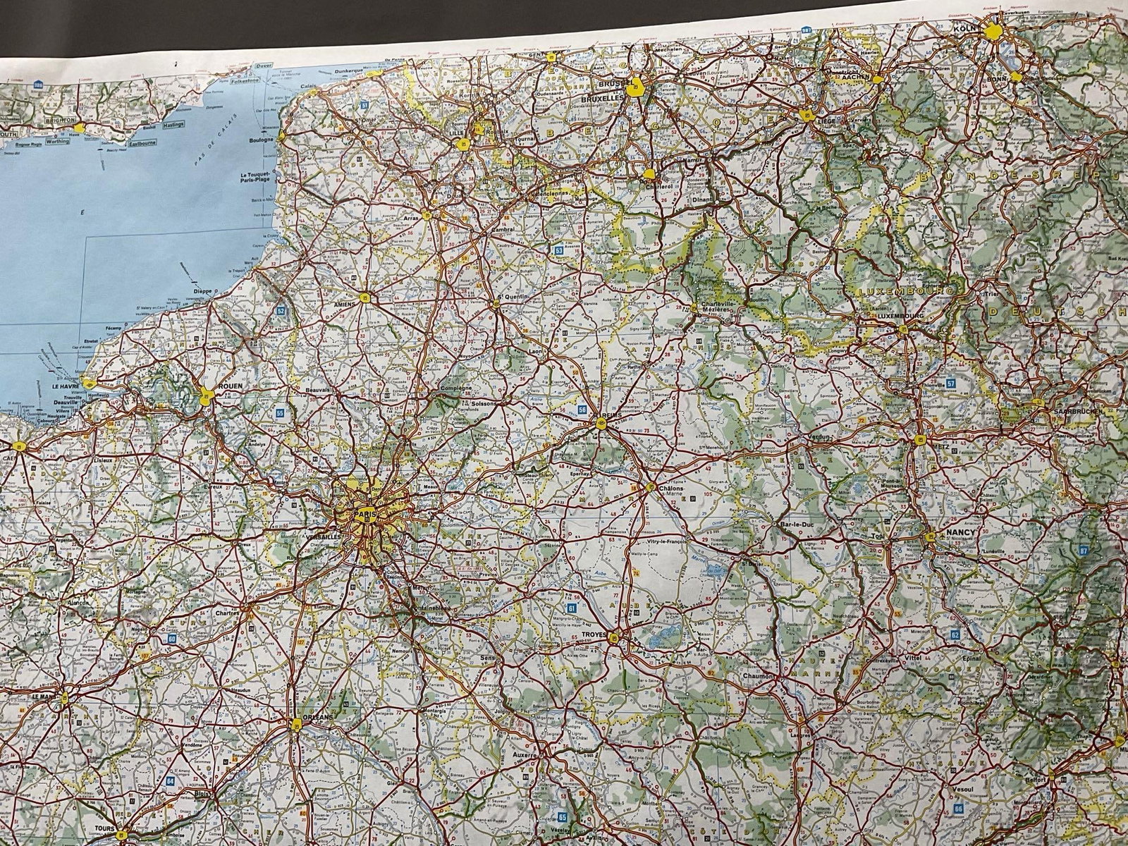 Michelin Tires France Map, #3615, Road Map, Rolled up - 4
