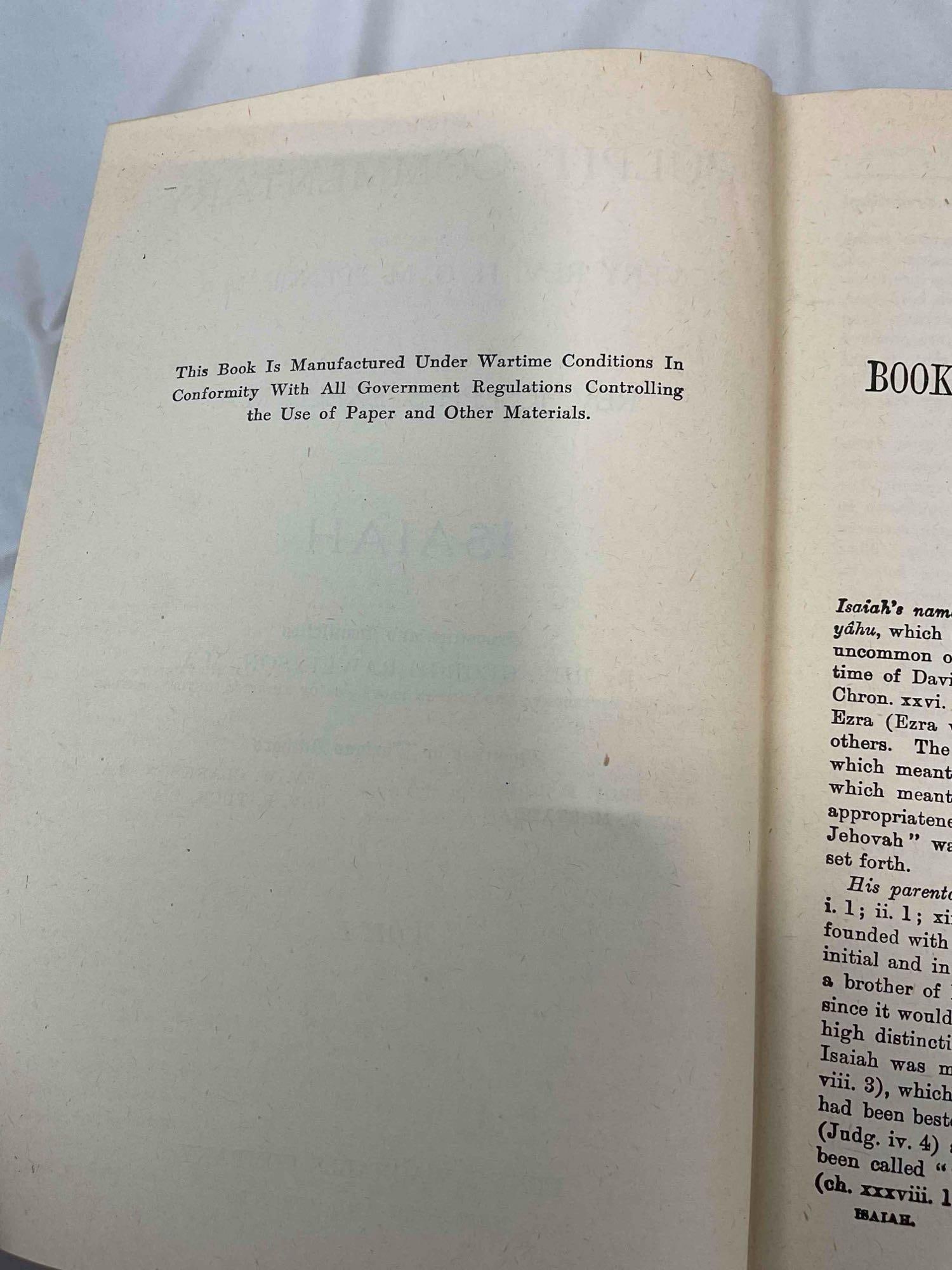 5 pcs Vintage Hardcover Books "The Pulpit Commentary" Vols. 23-24 & 27-29. See pics. - 6