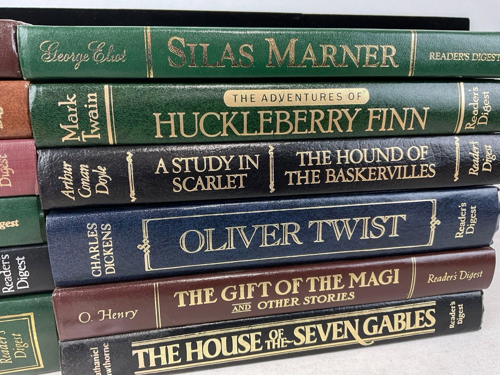 Set of 12 Classic Novels, Twain, Poe, Irving, Dickens, Eliot, Doyle, Henry, Hawthorne & Stevenson - 3