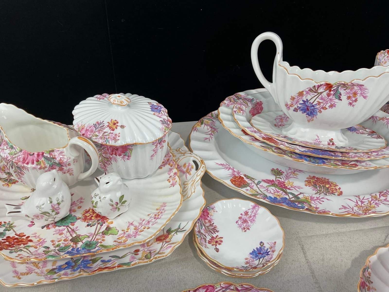 Spode Copeland China, Chelsea Garden Pattern, approx 67 pieces in total, variety of types - 6
