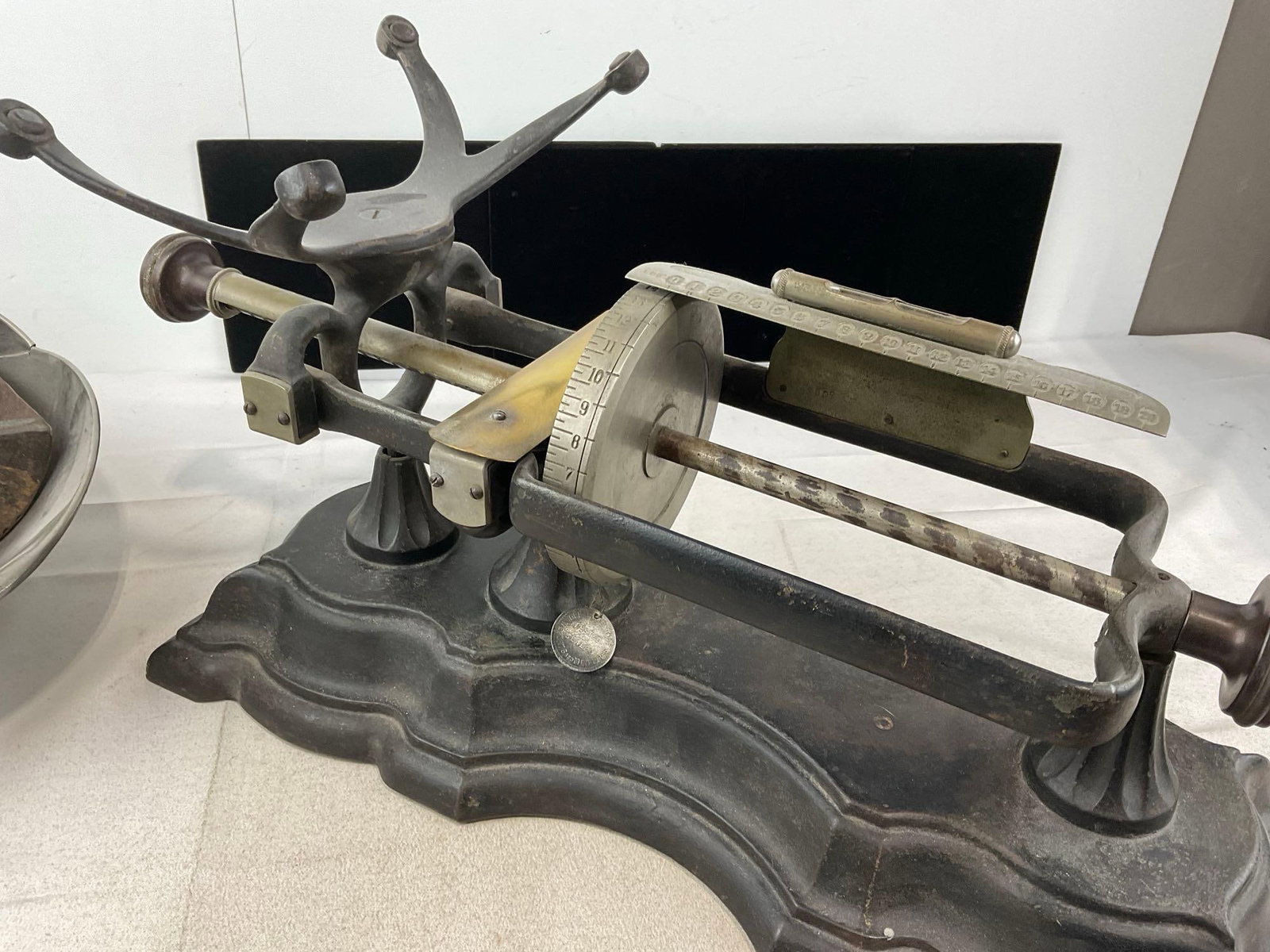 Antique 1903 The Micrometer by The Dodge Scale Co. Yonkers, NY, Cast Iron Countertop General Store - 6