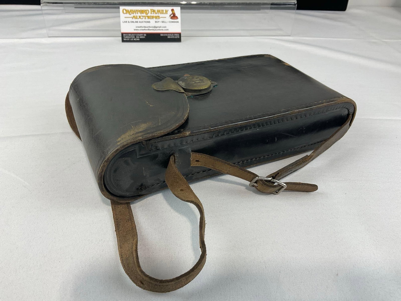 Early 20th Century Camera by Eastman Kodak Co. No.1-A Kodak Jr, 10x6x4 inches, w/leather case - 8