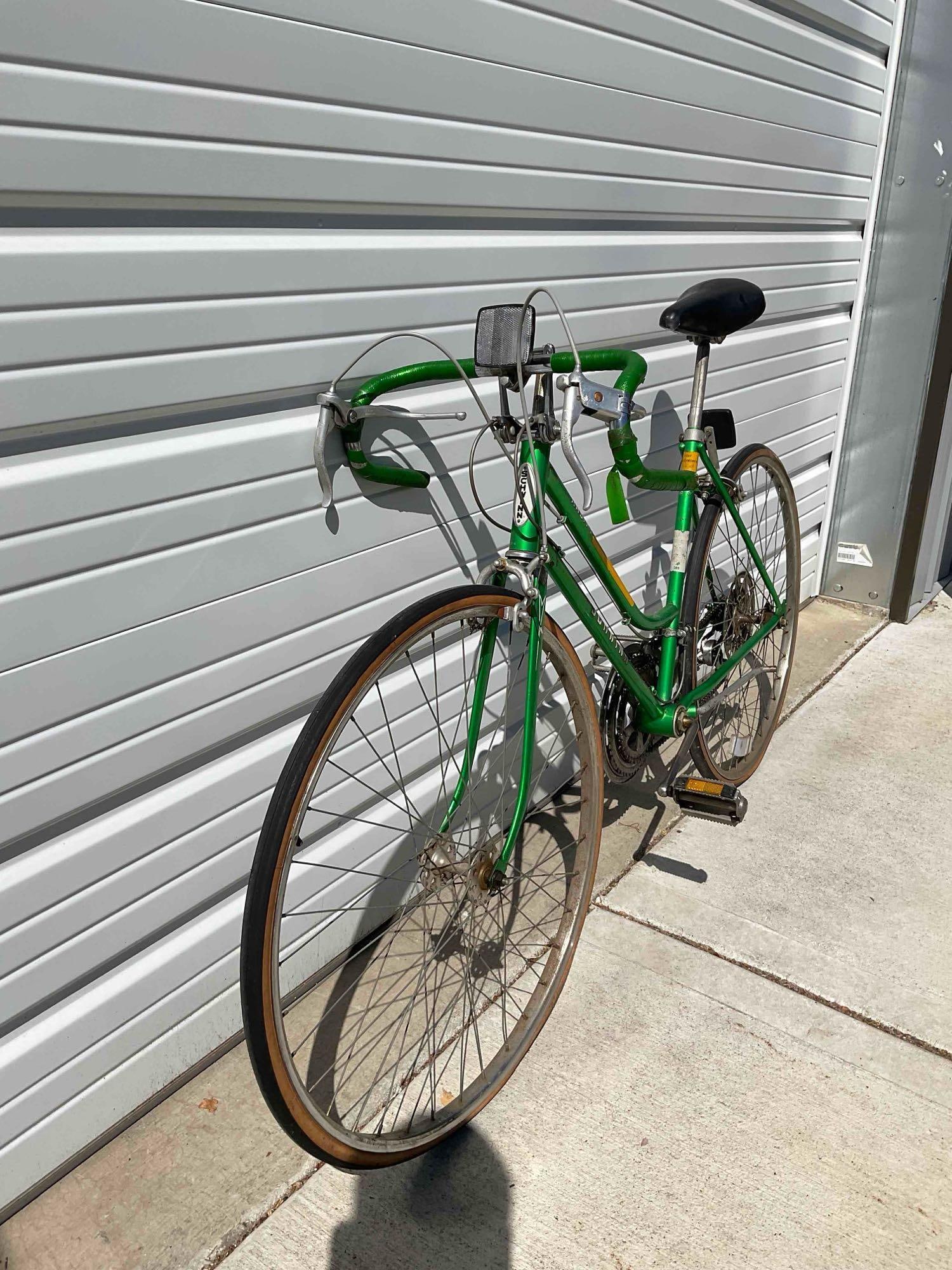 Vintage Green Schwinn Varsity 10 Speed Bicycle w/ 25" Wheels. Fair Condition. See pics. - 2