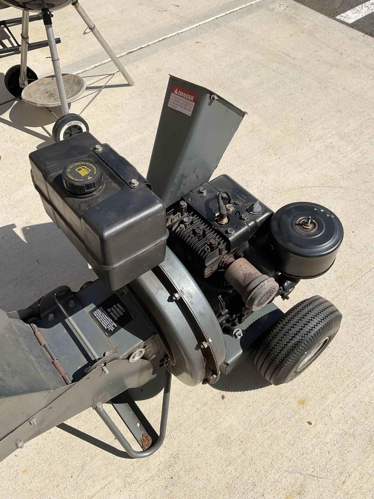 Vintage Craftsman 8 HP 3-Cutting Stage Mulching & Bagging Chipper/Shredder. Untested. - 6