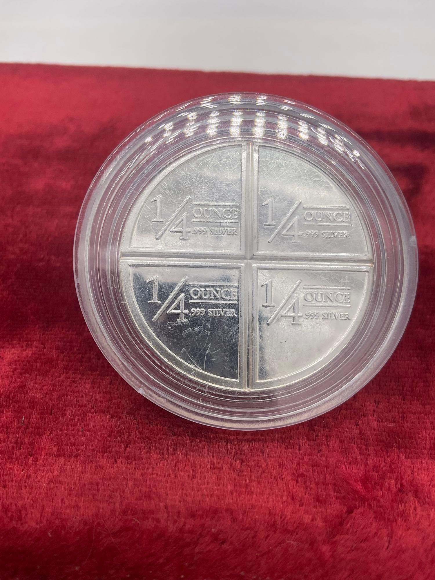Vintage Stage Coach 1oz .999 silver Art round " For when you have to get out of Dodge " - 2
