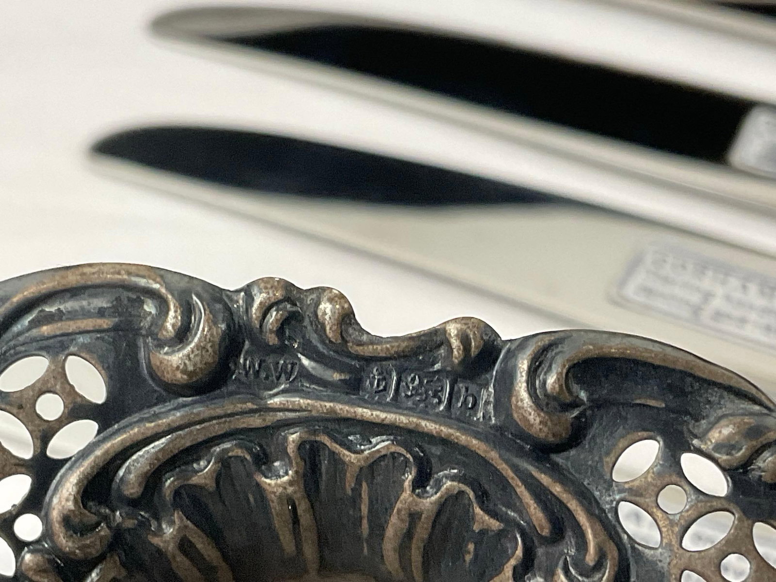4 Gorham Knives w/Sterling Silver Handles, Stainless Blades, & Sterling Bowl, 298.4 grams in total - 4