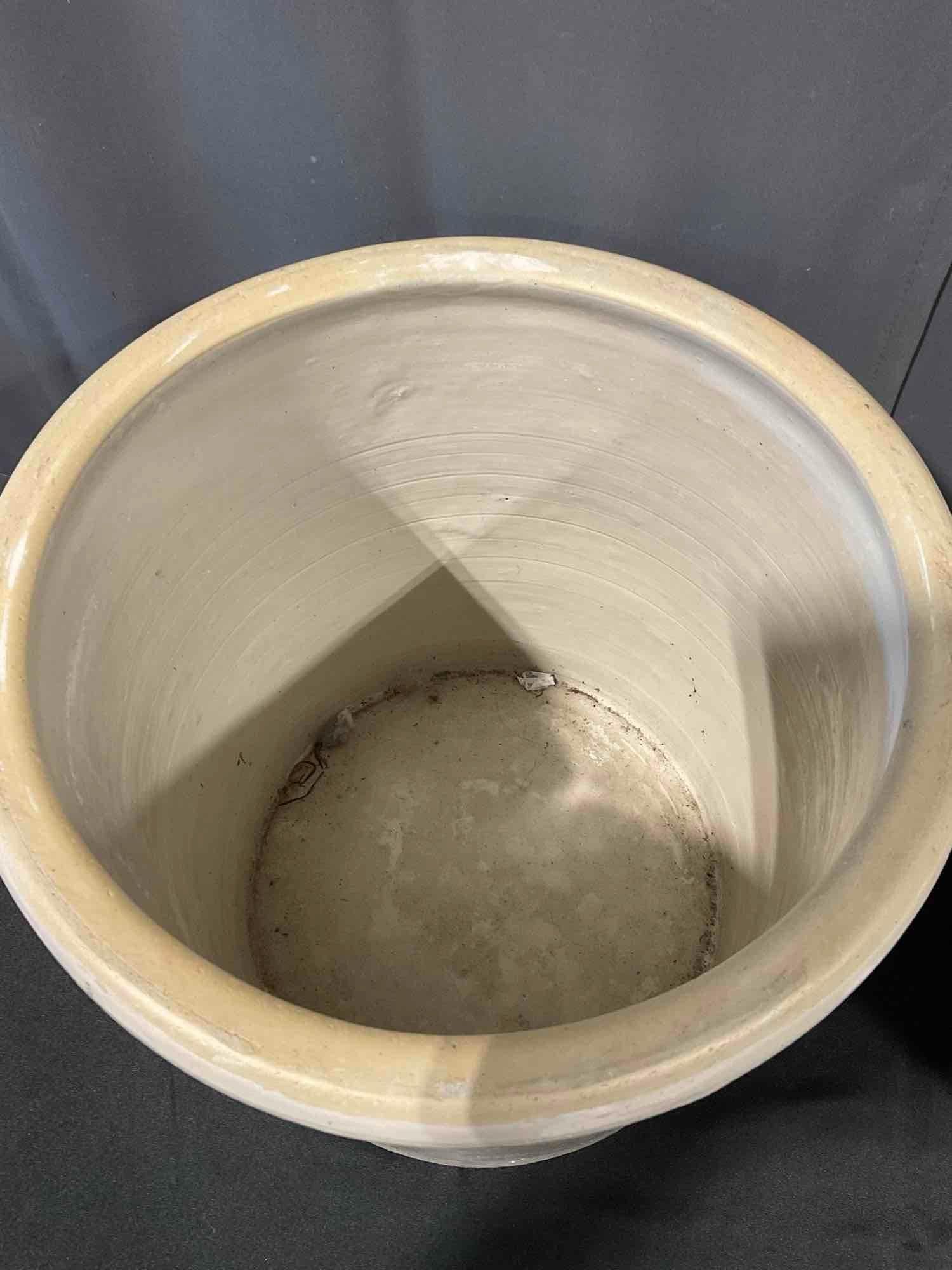 8 Gallon Red Wing Union Stoneware Co Crock, 17h x 15w x 15d inches, Vintage white glazed piece - 2