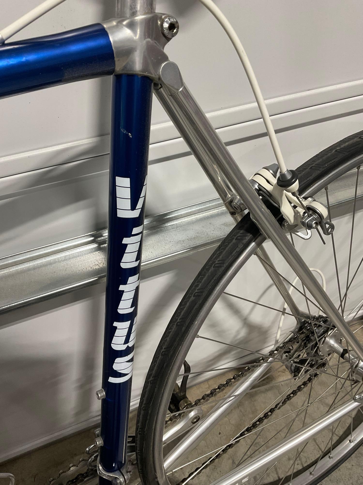 Vintage 80s Blue/Silver Vitus 979 Duralinox Road Bike, lightweight w/Continental Grand Prix tires - 3