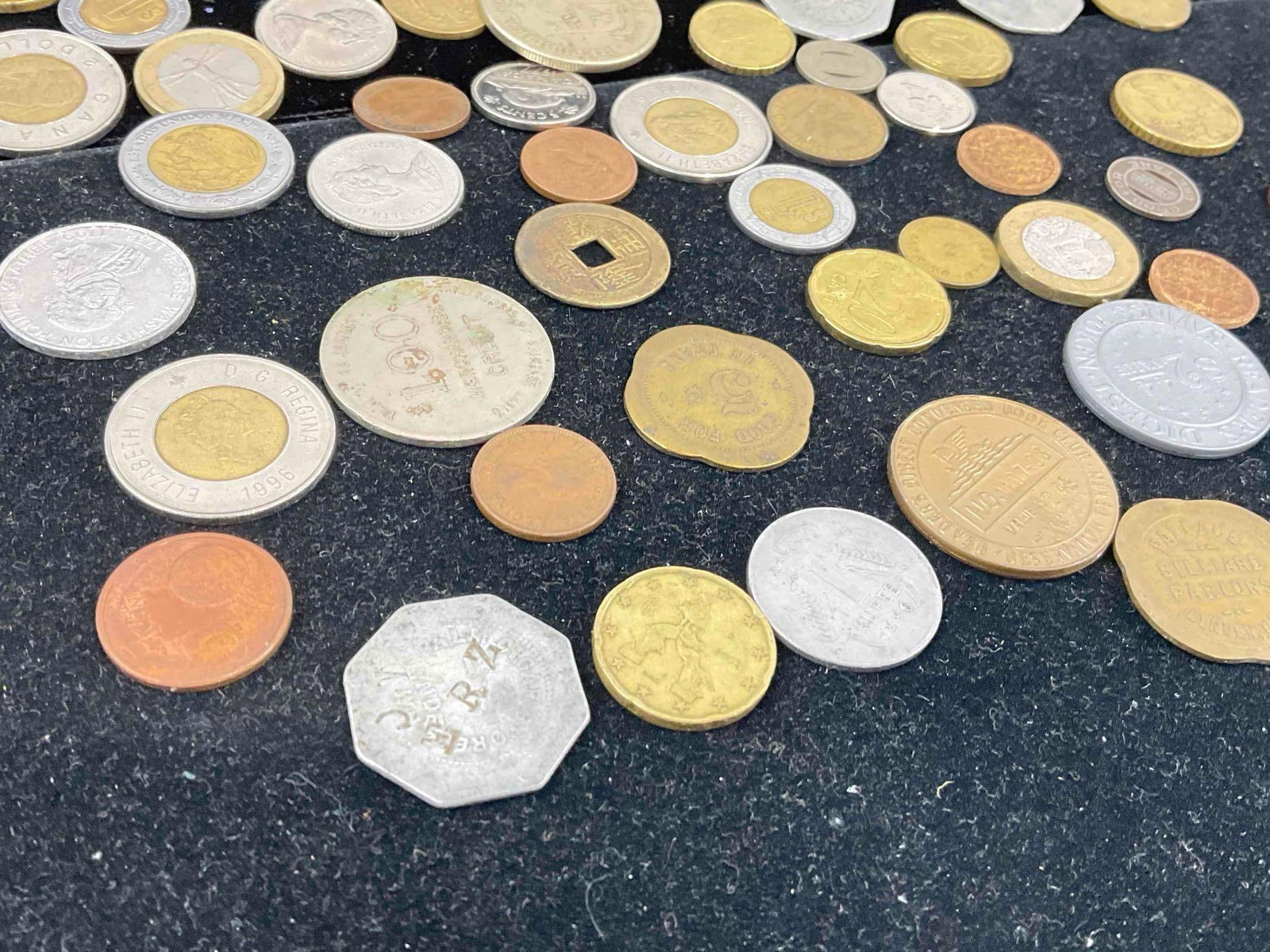 Large selection of Foreign coins from around the world, including Canadian & Euros - 3