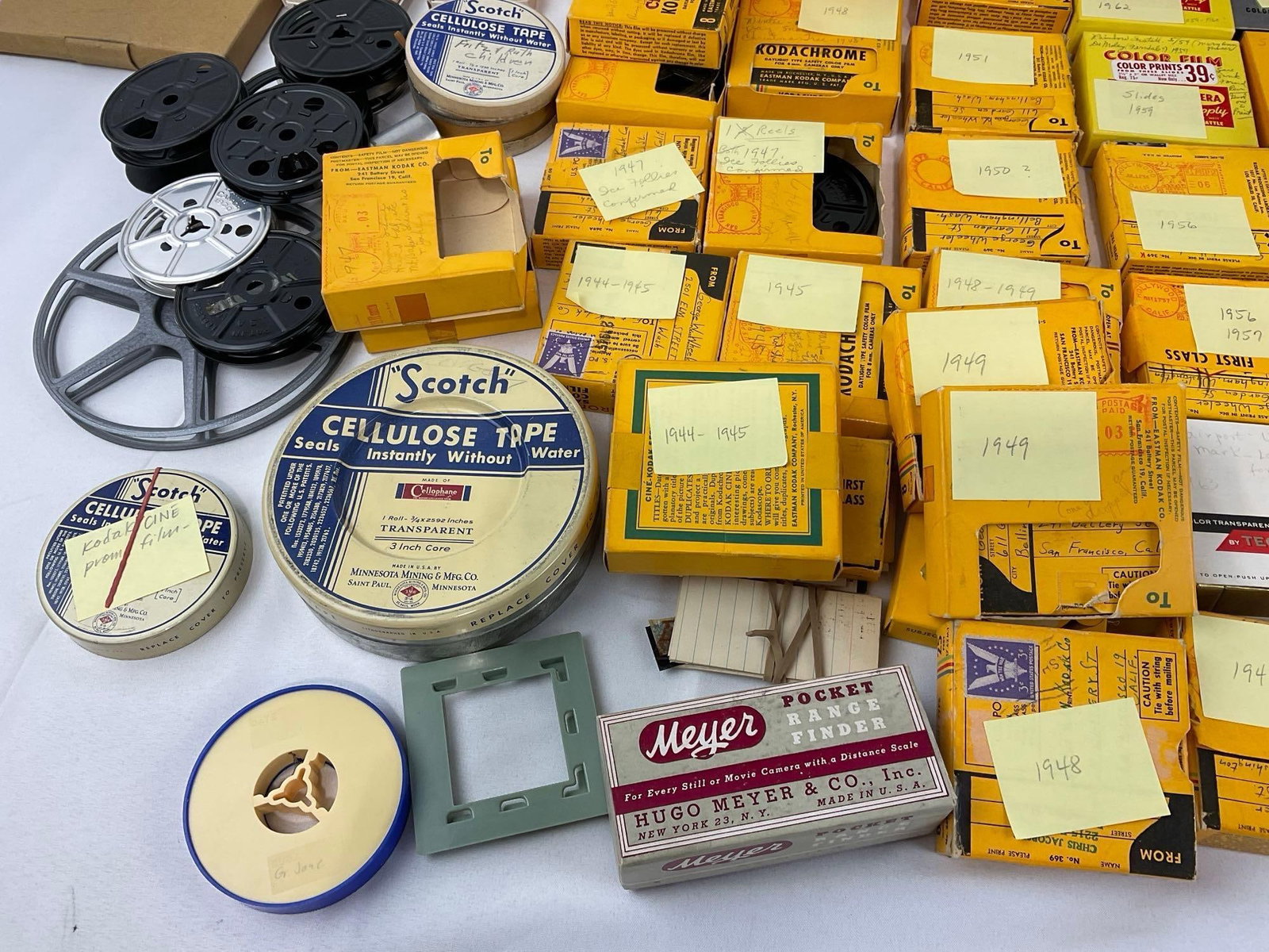 Large Collection of Vintage Kodachrome Slides, Film, in cardboard boxes, Slides in shoe box - 4