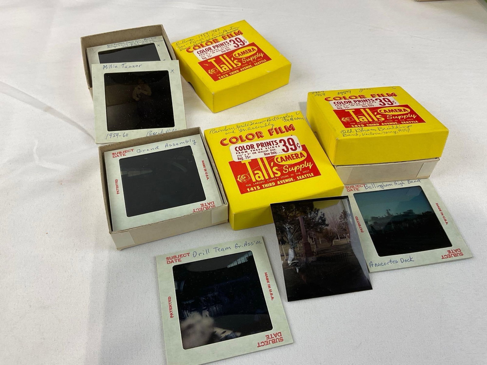 Large Collection of Vintage Kodachrome Slides, Film, in cardboard boxes, Slides in shoe box - 6