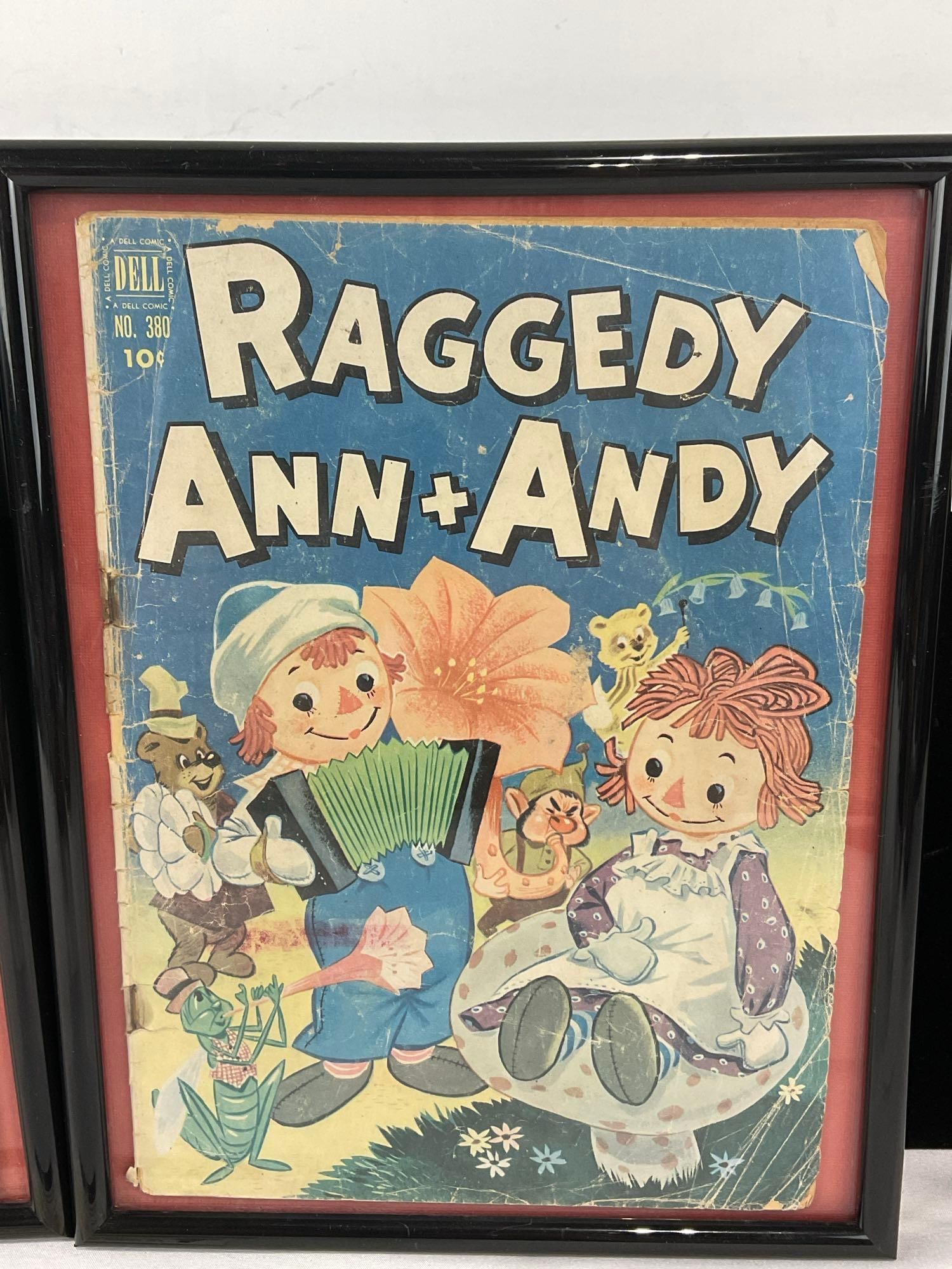 Pair of Framed Dell Comics Raggedy Ann & Andy Comic Books, Issue 380 & 533 - 3
