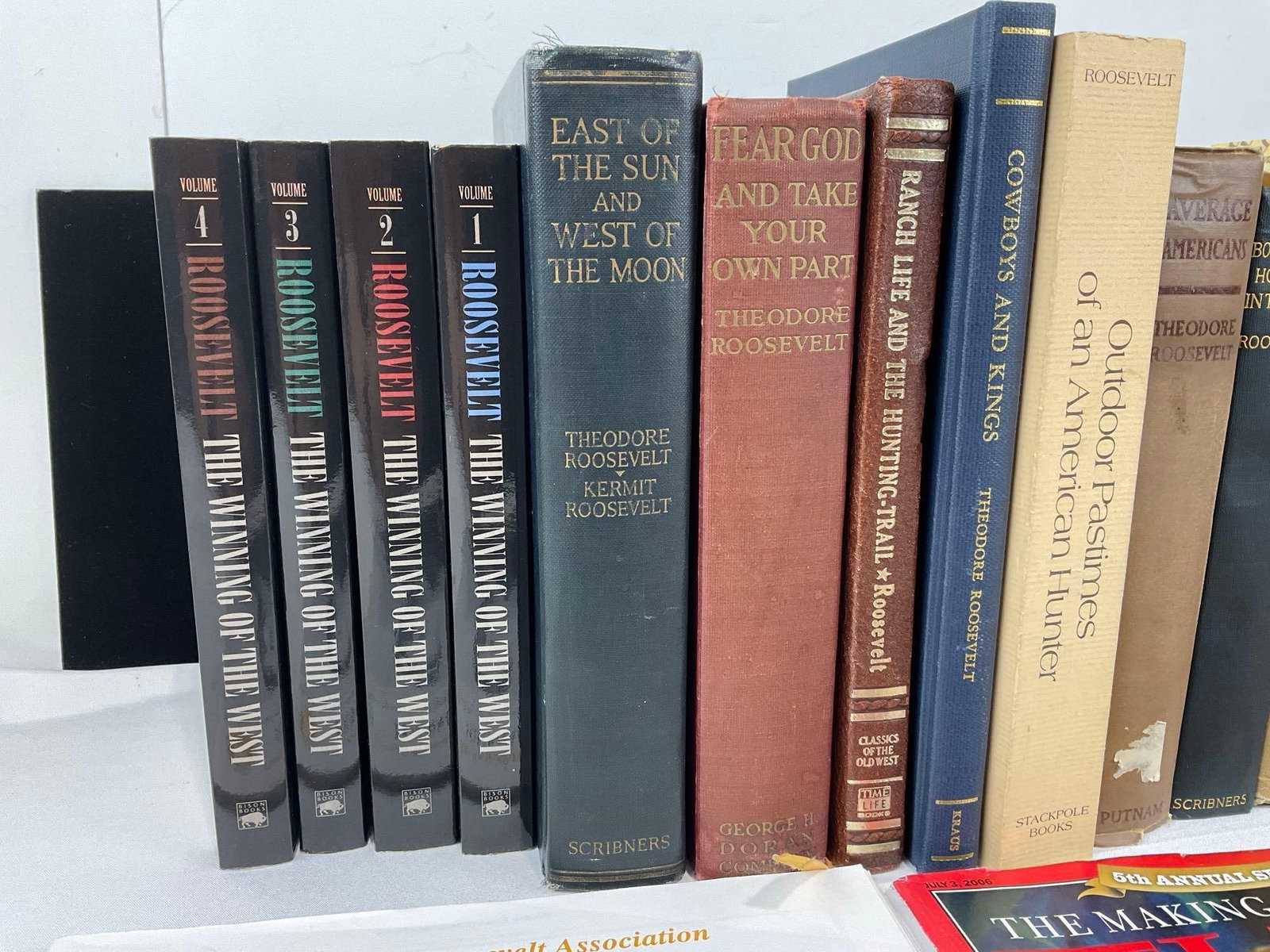Vintage Collection of Writings by & about Teddy Roosevelt, 18 Novels, & a few Magazines - 2