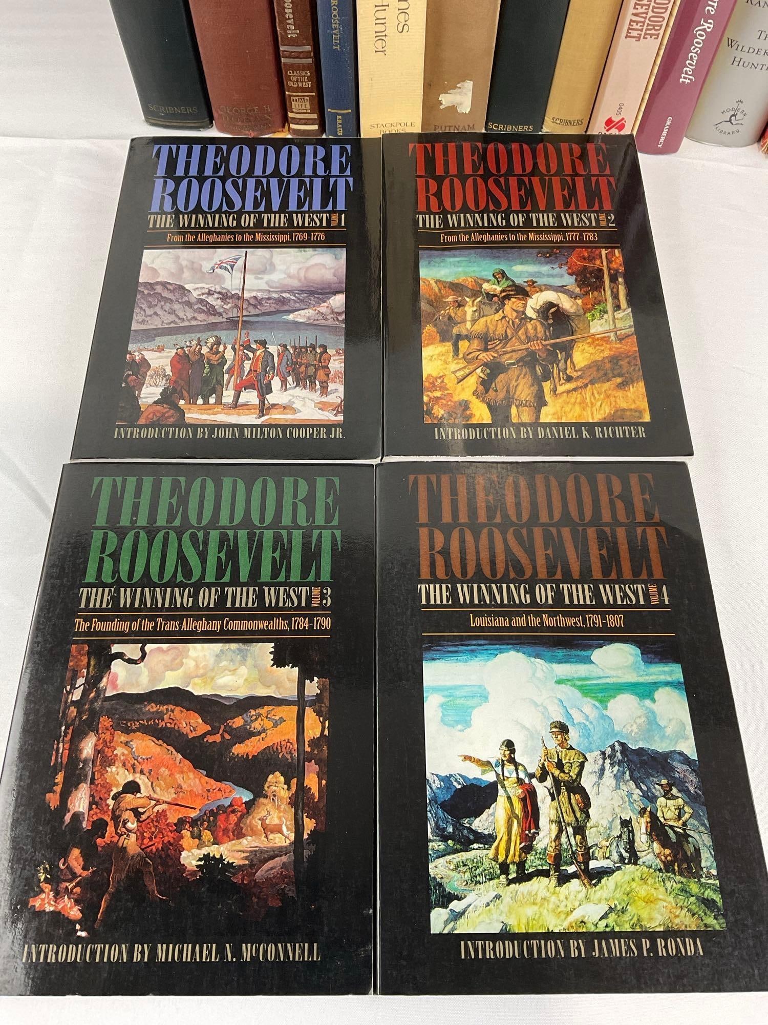 Vintage Collection of Writings by & about Teddy Roosevelt, 18 Novels, & a few Magazines - 6