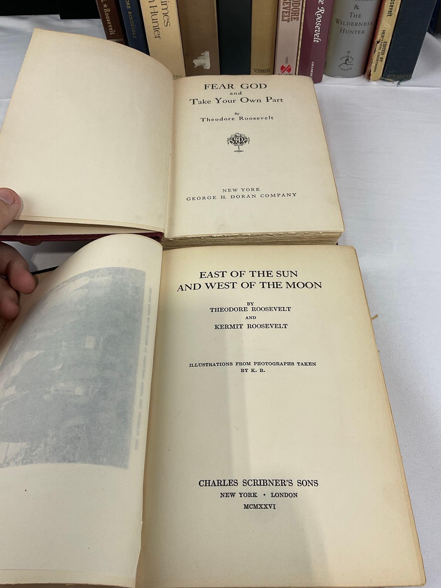 Vintage Collection of Writings by & about Teddy Roosevelt, 18 Novels, & a few Magazines - 7