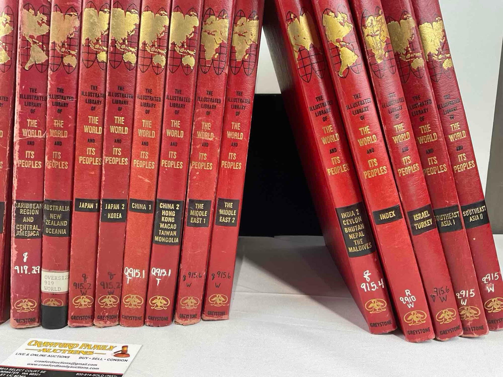 18 Volumes of The World & Its Peoples, subjects like Africa, South America, & Asia, some wear - 3