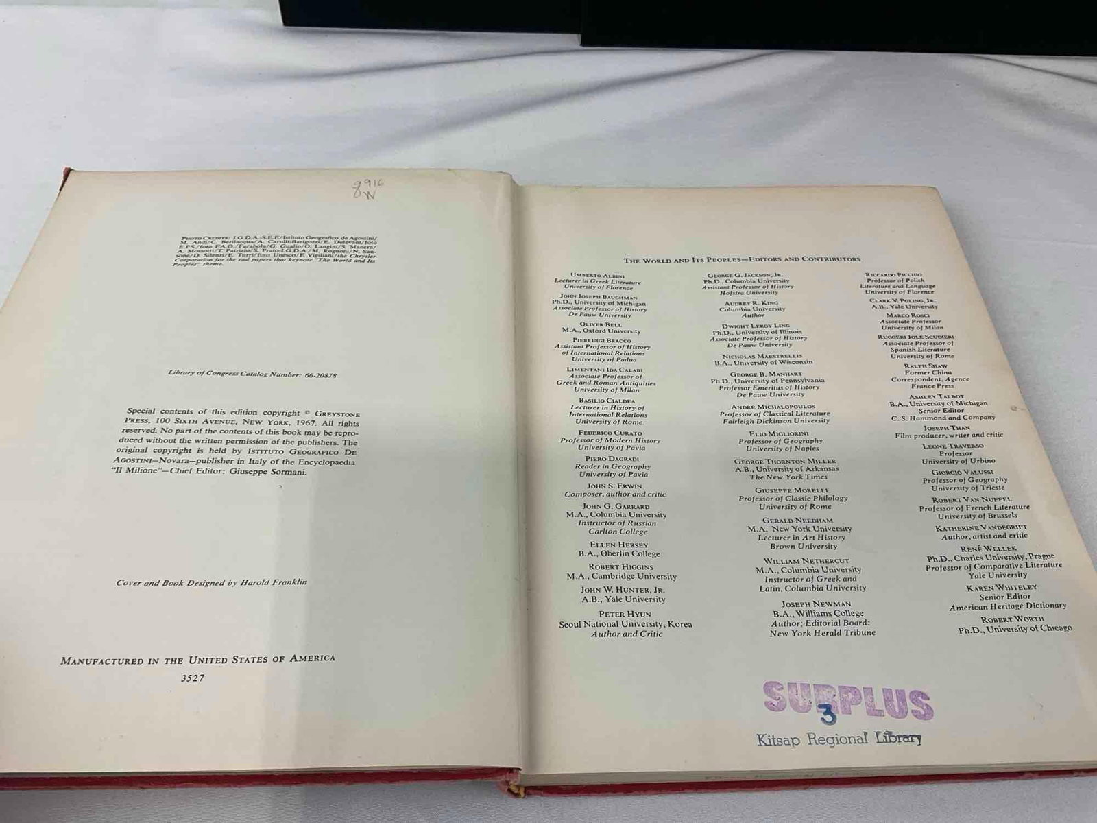 18 Volumes of The World & Its Peoples, subjects like Africa, South America, & Asia, some wear - 5