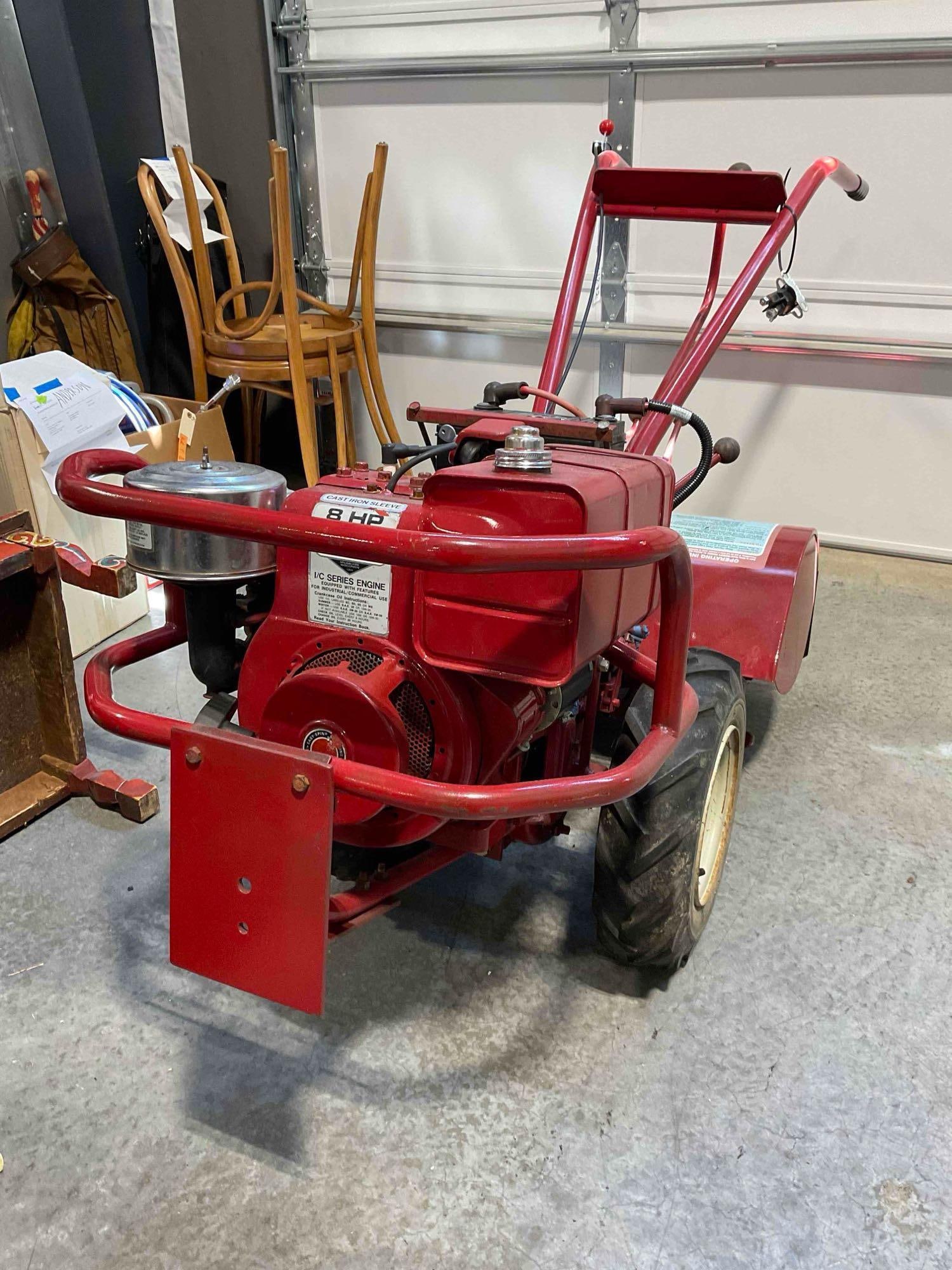 Vintage TROY-BILT Roto Tiller-Power Composter Four-Speed Horse Model. Untested, Working. - 3