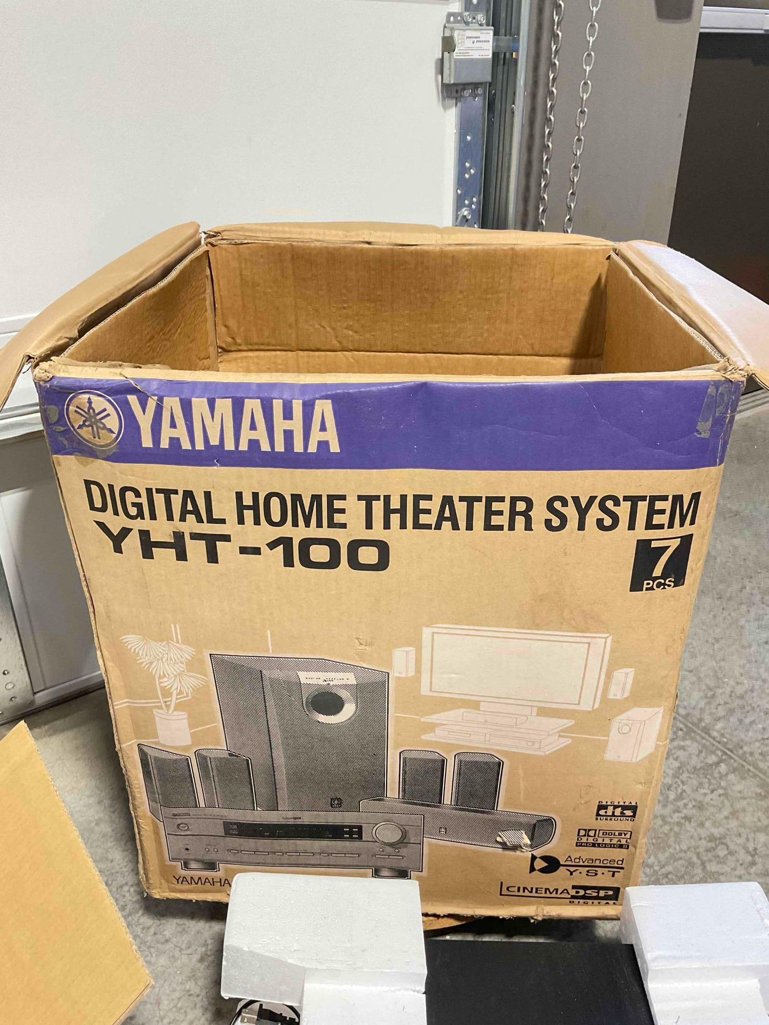 LNIB YAMAHA 7 pc Digital Home Theater System, w/ Receiver, Speakers & Subwoofer. See pics. - 5