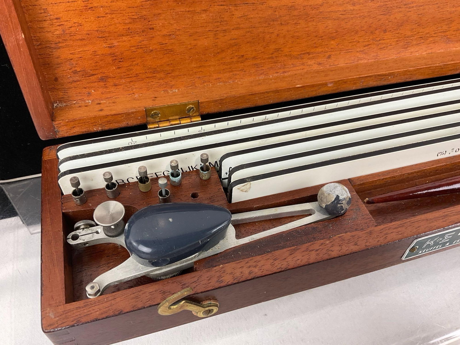 Keuffel & Esser Co. Leroy Drafting Lettering Set, w/original hardwood case - 2