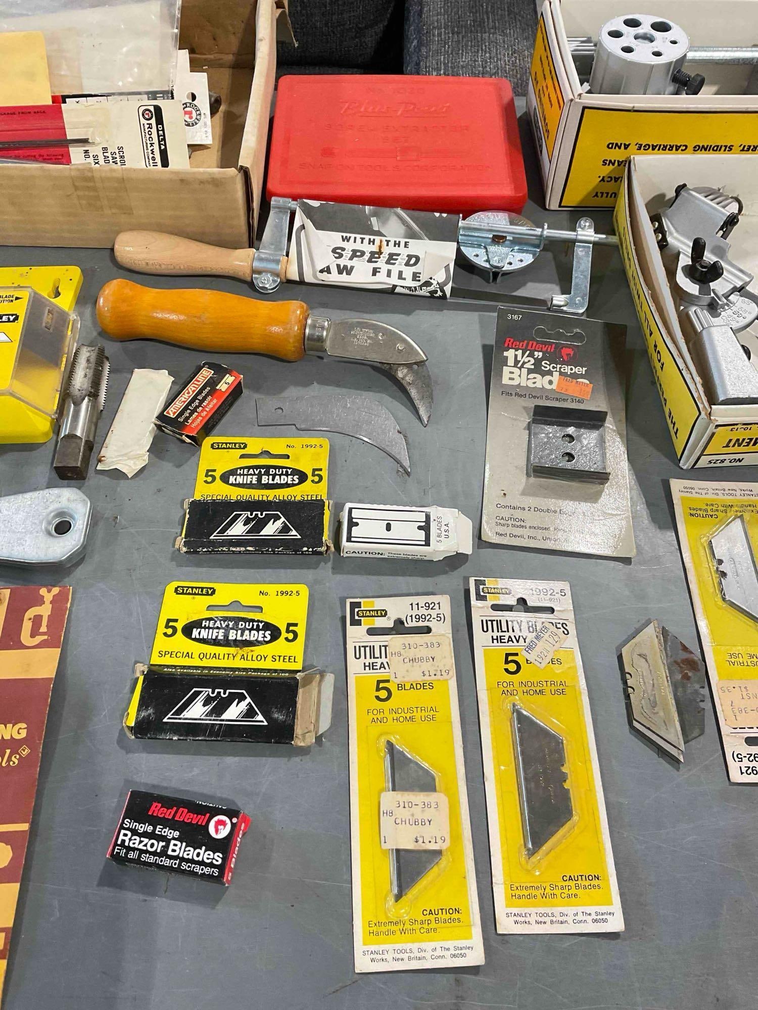 25+ pcs Vintage Hand Tools & Supplies Assortment, incl. General Drill Grinding Attachment & More! - 3