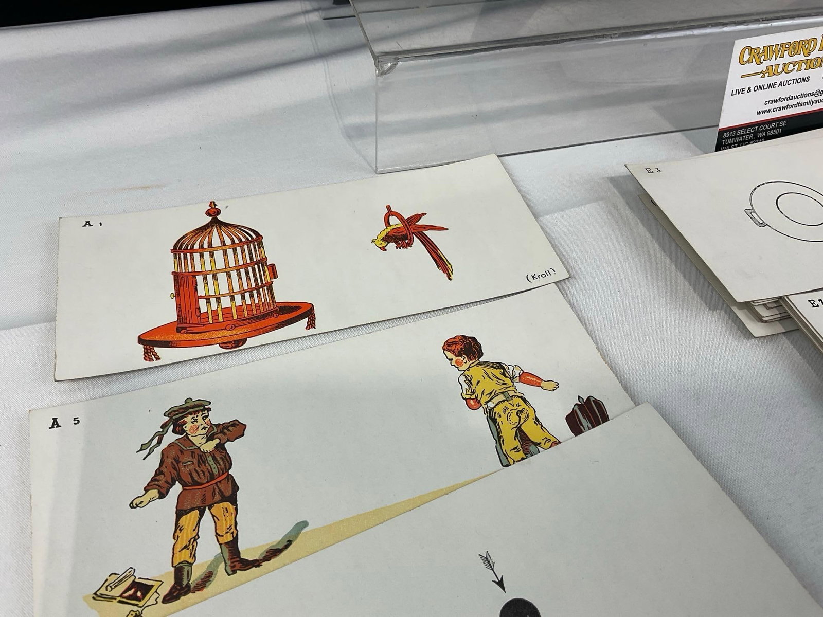 Dr. Wells Selection of Stereoscopic Charts, 71 plates, 21 w/color, American Optical w/box - 3