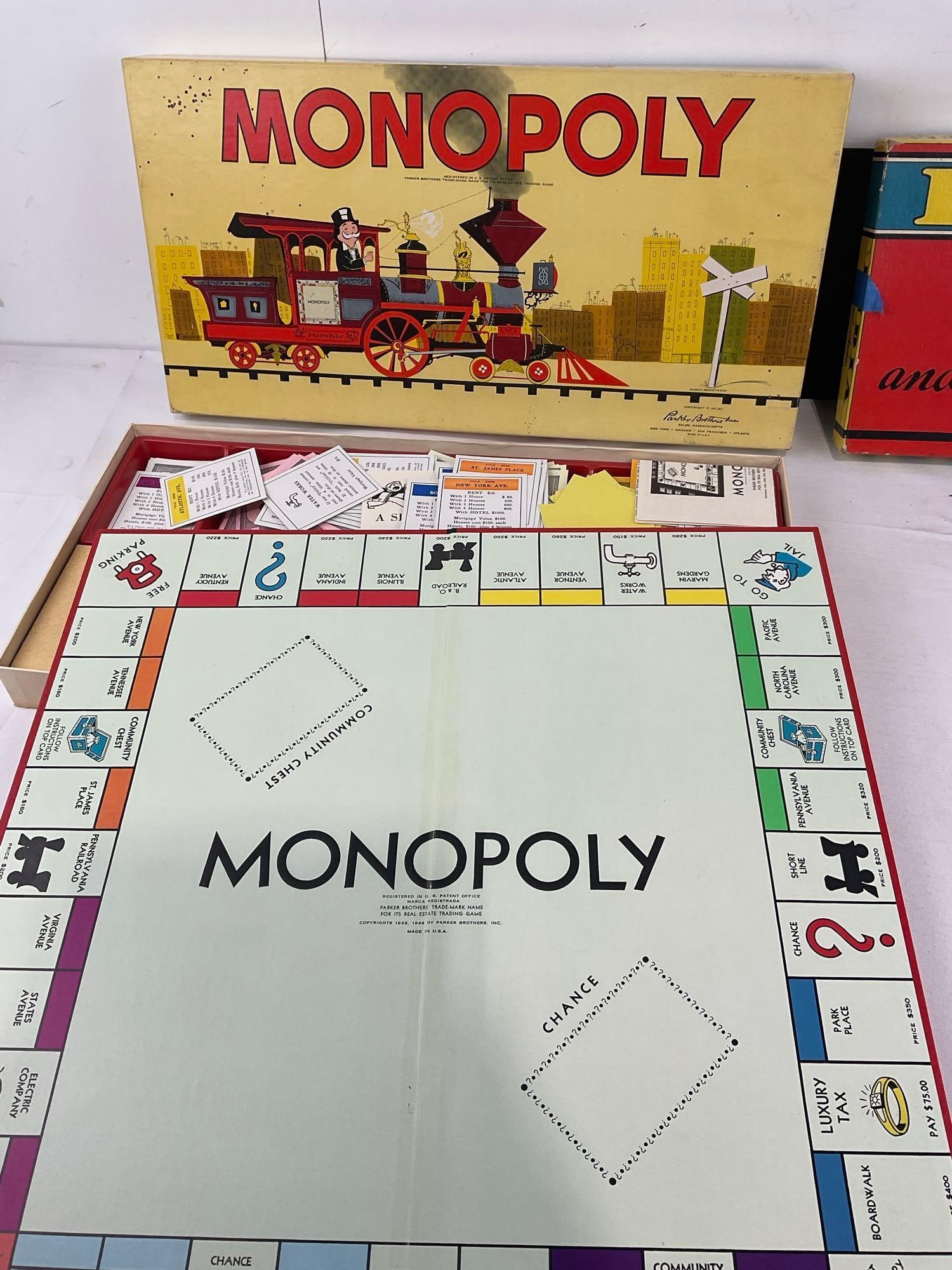Vintage Boardgames, Kenners Spirograph, Check O Chess, India, Monopoly, Ginnykub, & Yahtzee Score... - 10