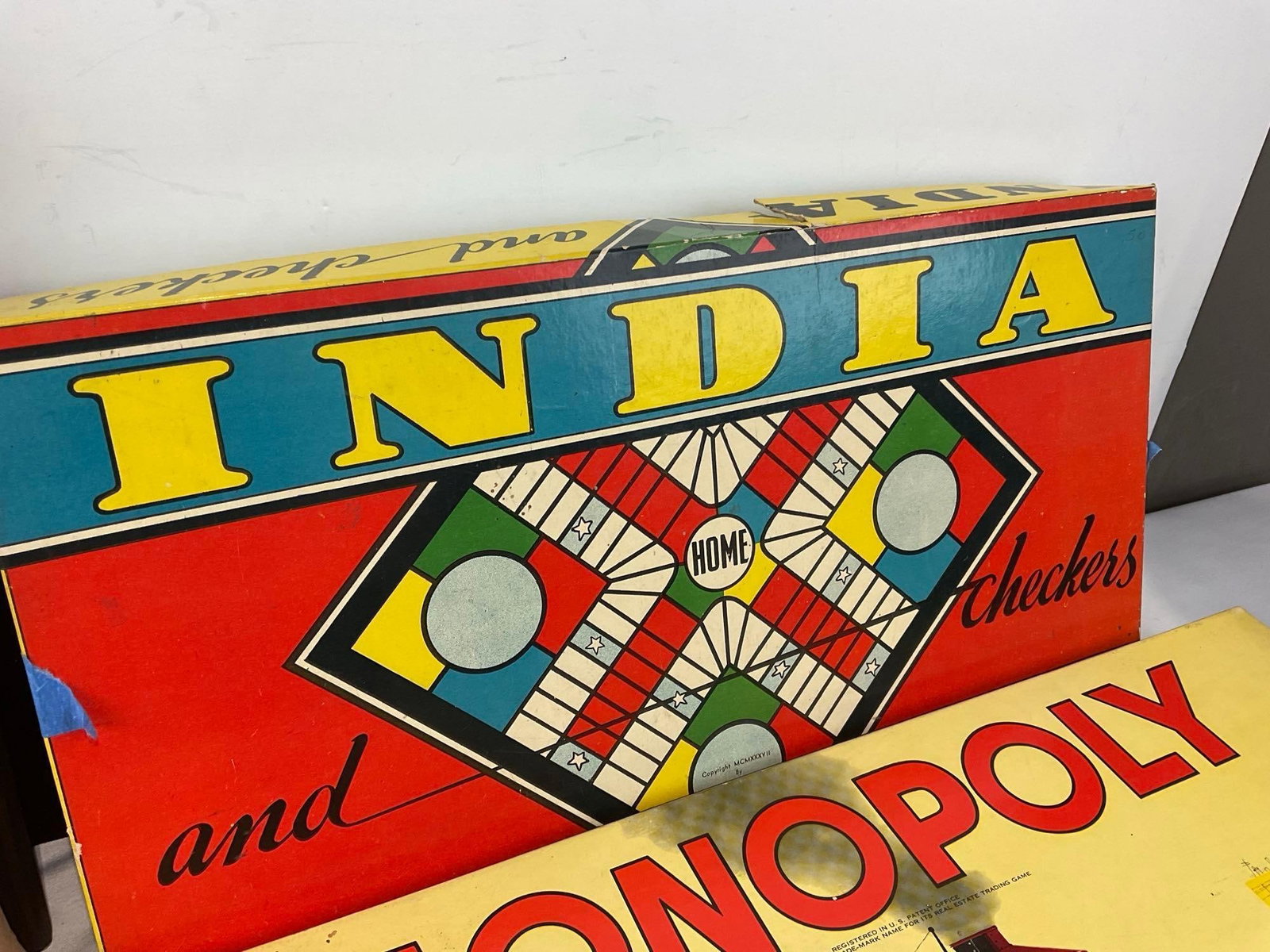 Vintage Boardgames, Kenners Spirograph, Check O Chess, India, Monopoly, Ginnykub, & Yahtzee Score... - 5