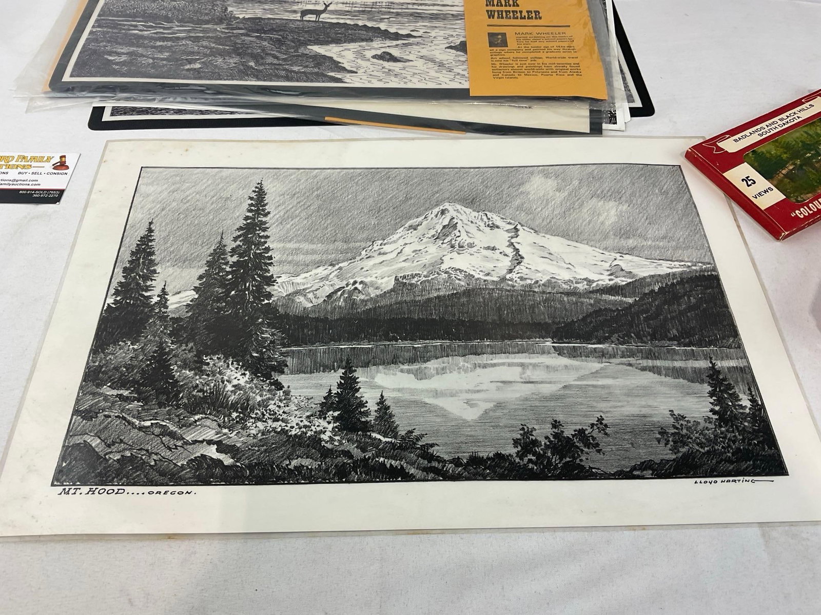 Mark Wheeler Alaskan Art Lithos, Place Mats, Variety of Boats, Native American pieces, & 4 packs ... - 6