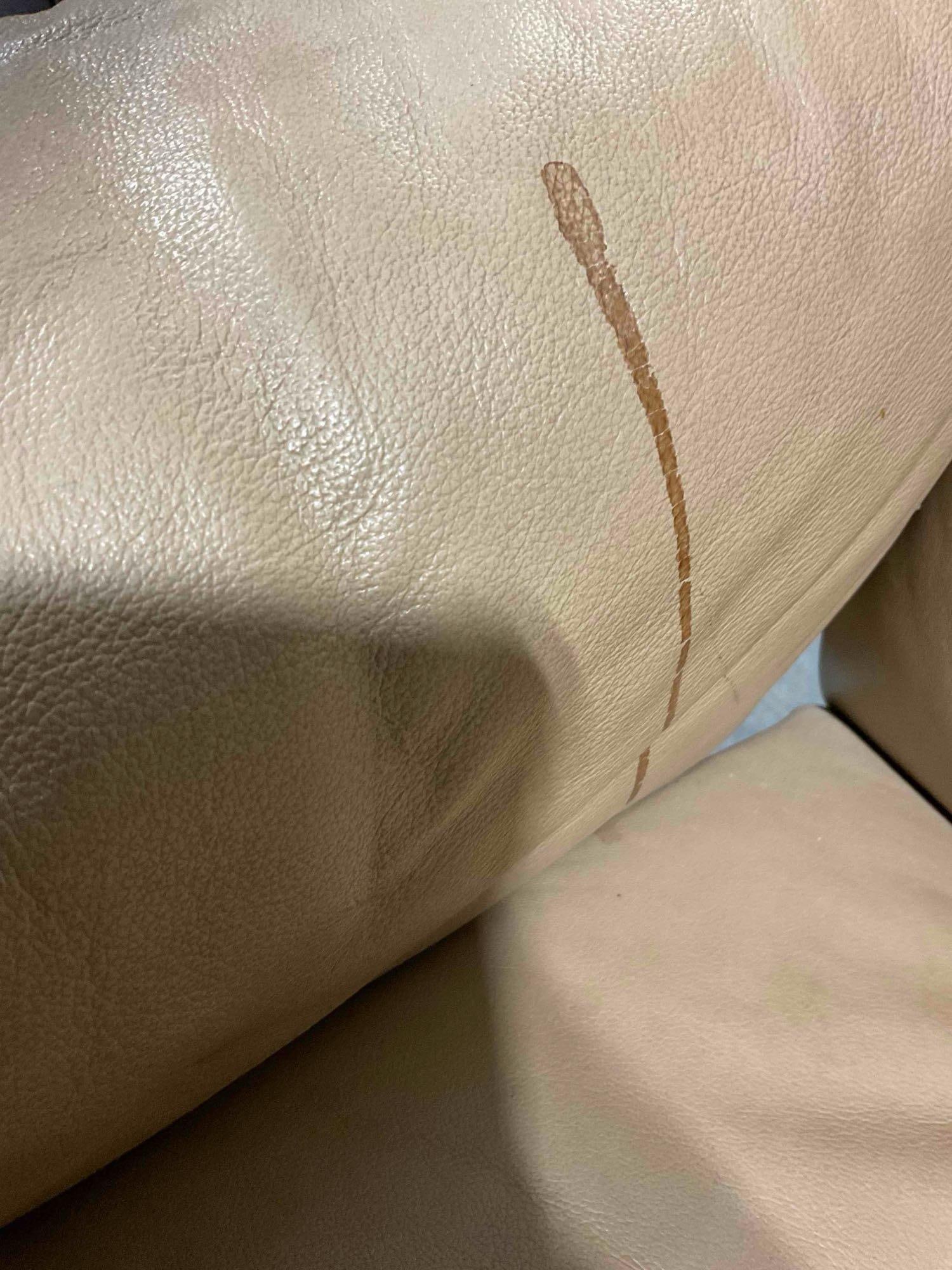 EKORNeS Stressless Power Recliner Chair w/ Tan Leather Upholstery. Tested, Works. - 4