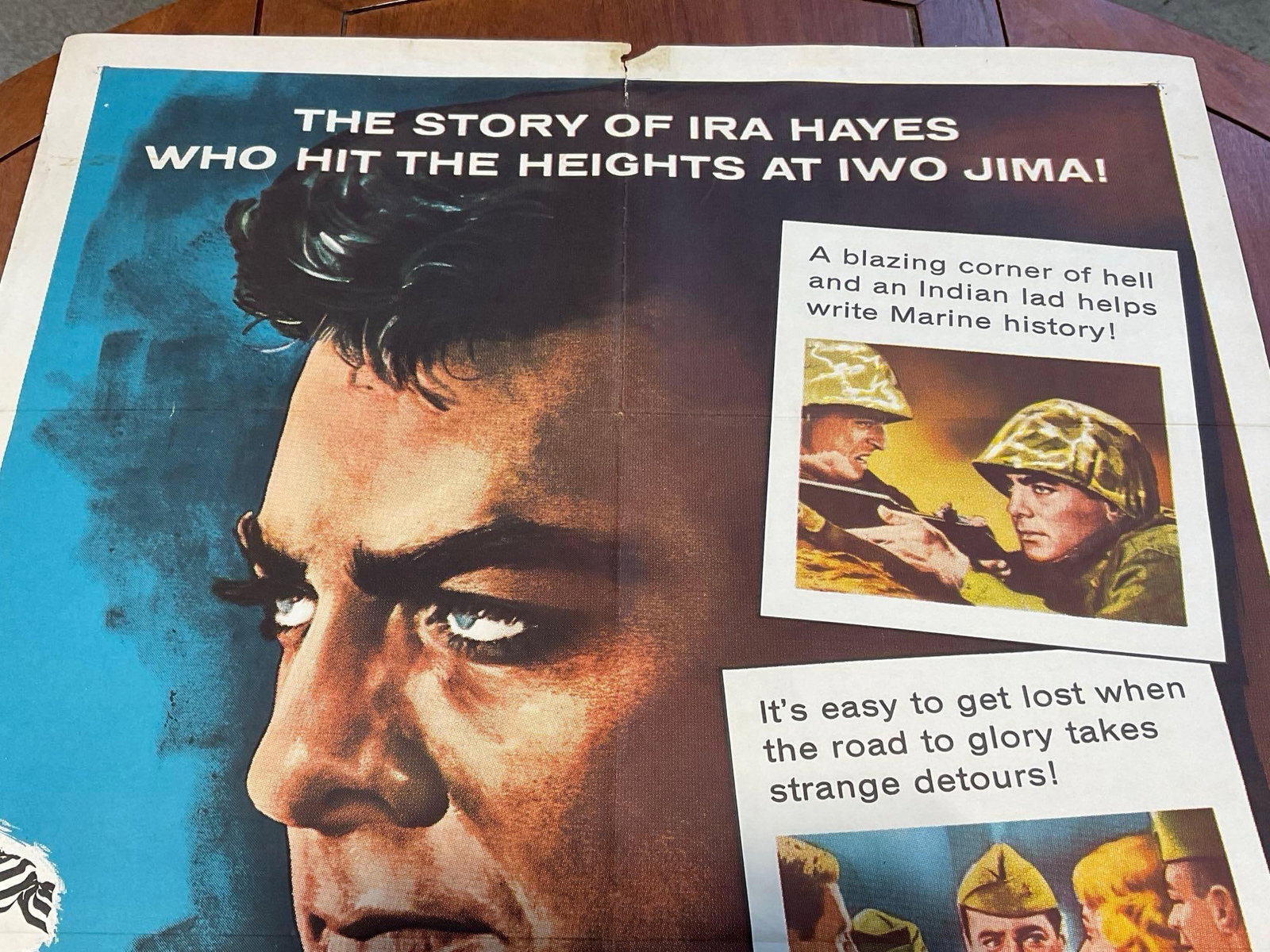 Vintage One Sheet Movie Poster, 1962 The Outsider w/Tony Curtis in color - 2