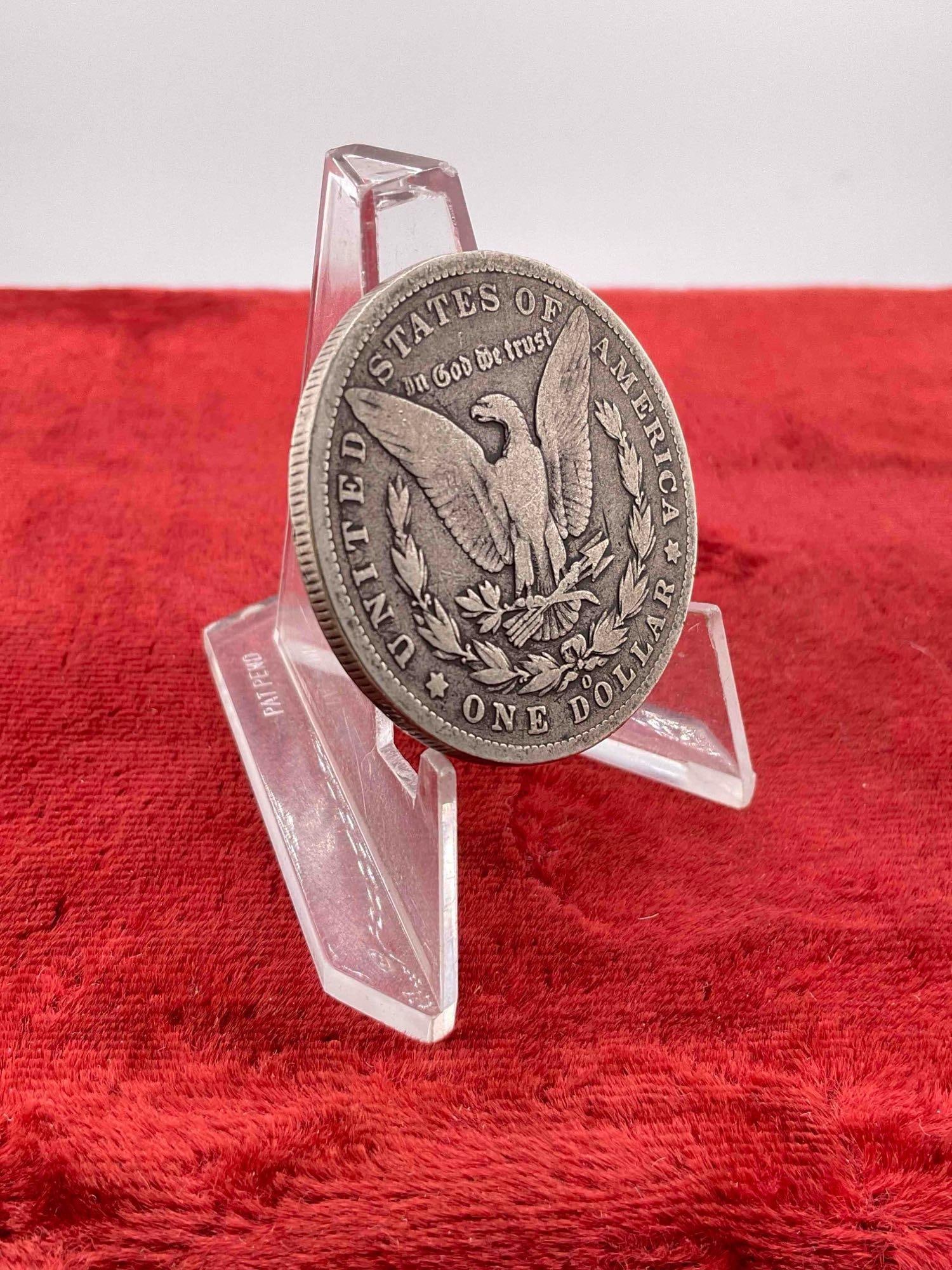 Antique 1901-O Silver Morgan Dollar Coin. - 4