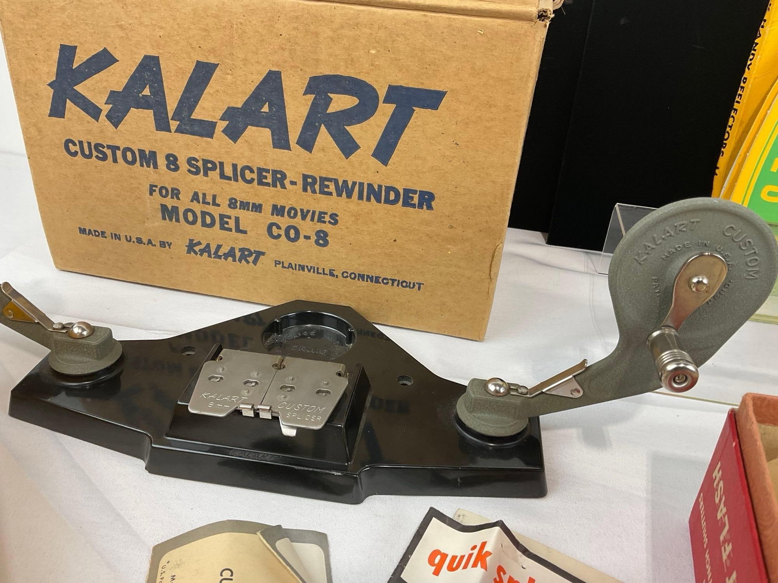 Kalart 8mm Splicer-Rewinder, Kodak Light Reflectors, & more assorted Photo Accessores - 2