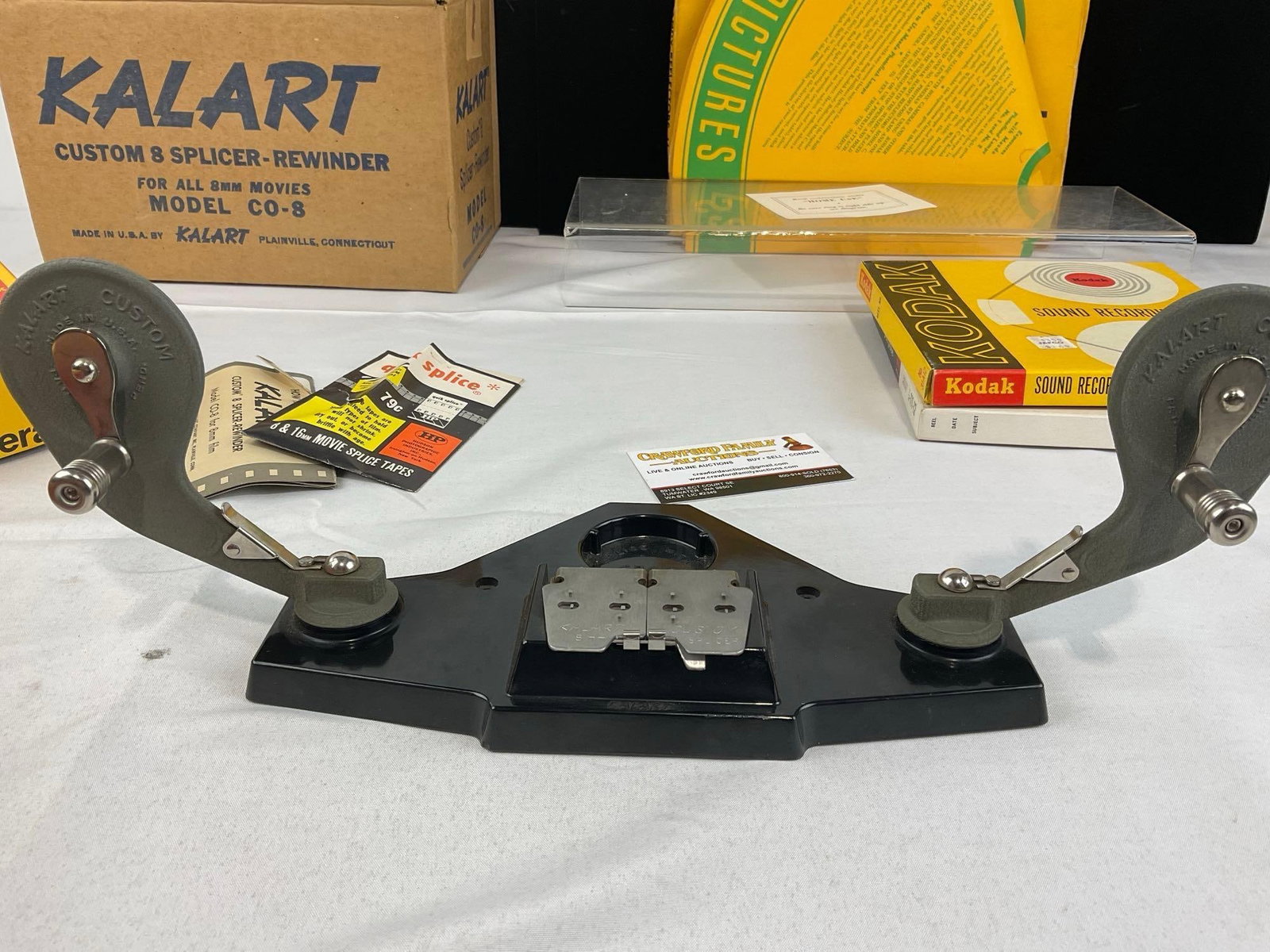 Kalart 8mm Splicer-Rewinder, Kodak Light Reflectors, & more assorted Photo Accessores - 5